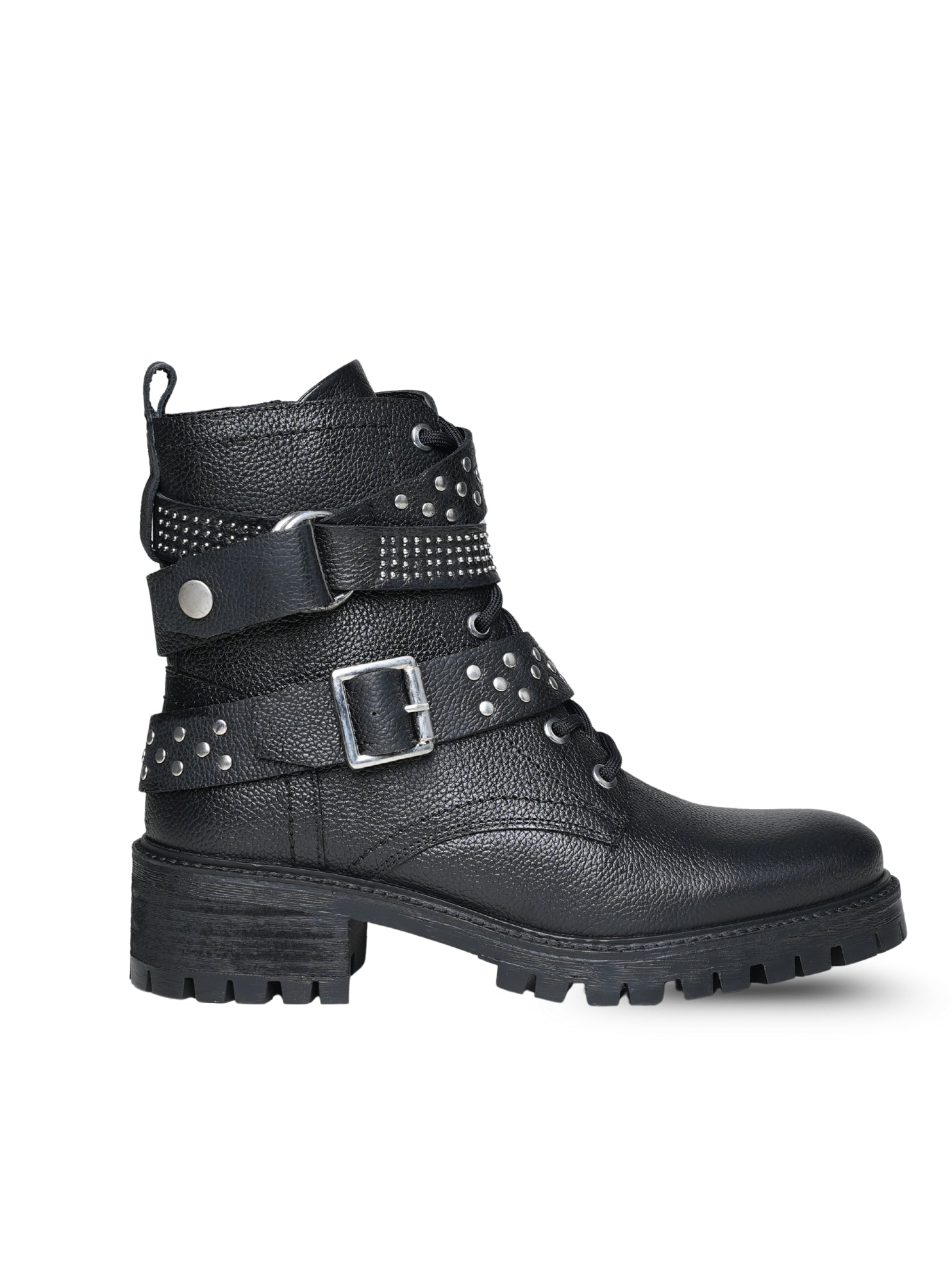 Ezok Women's Casual Leather Boots | Stylish Lace-Up Design with Cushioned Insole | Durable, Comfortable & Trendy for Daily Wear