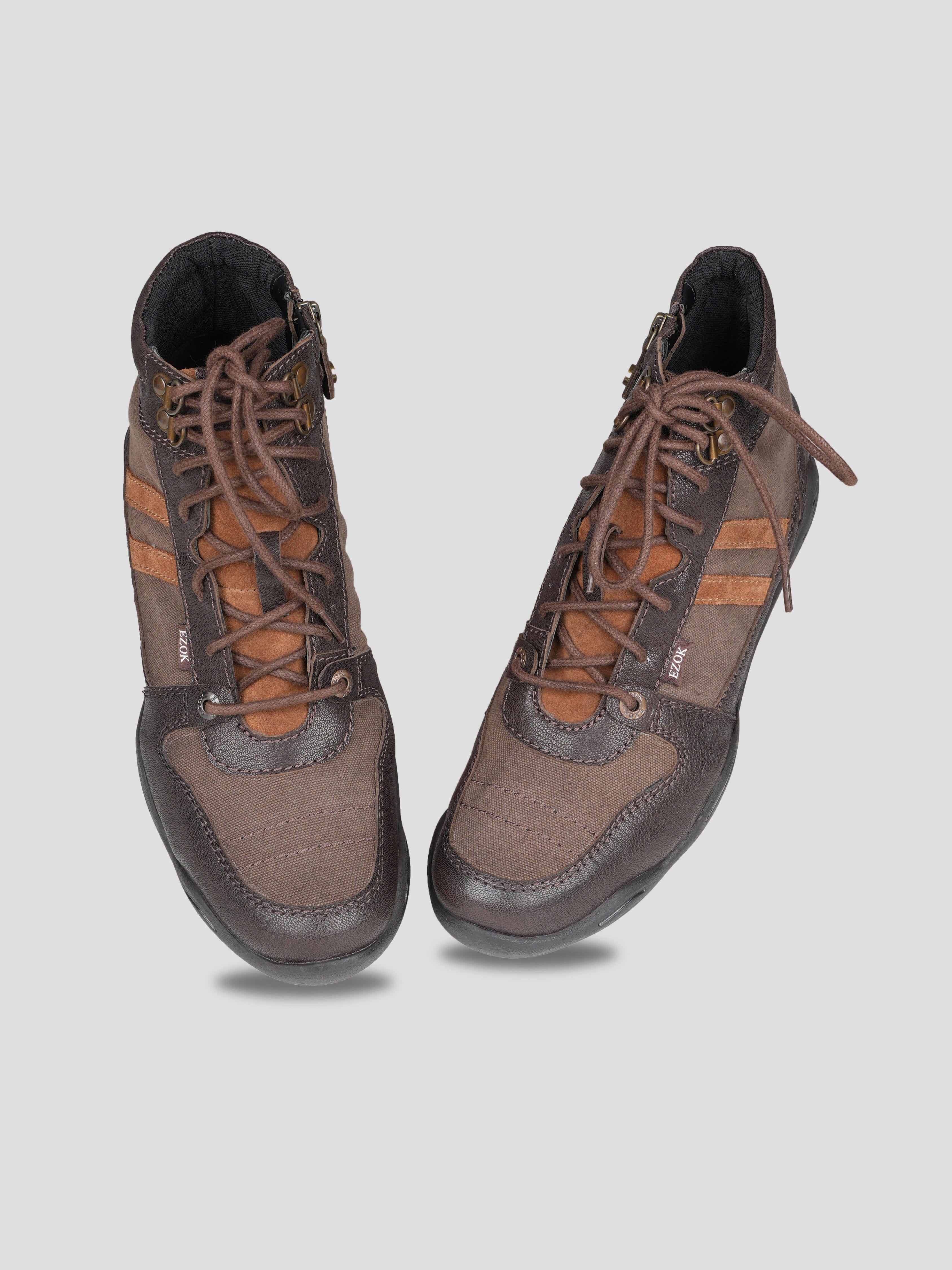 Ezok Leather Boots For Men