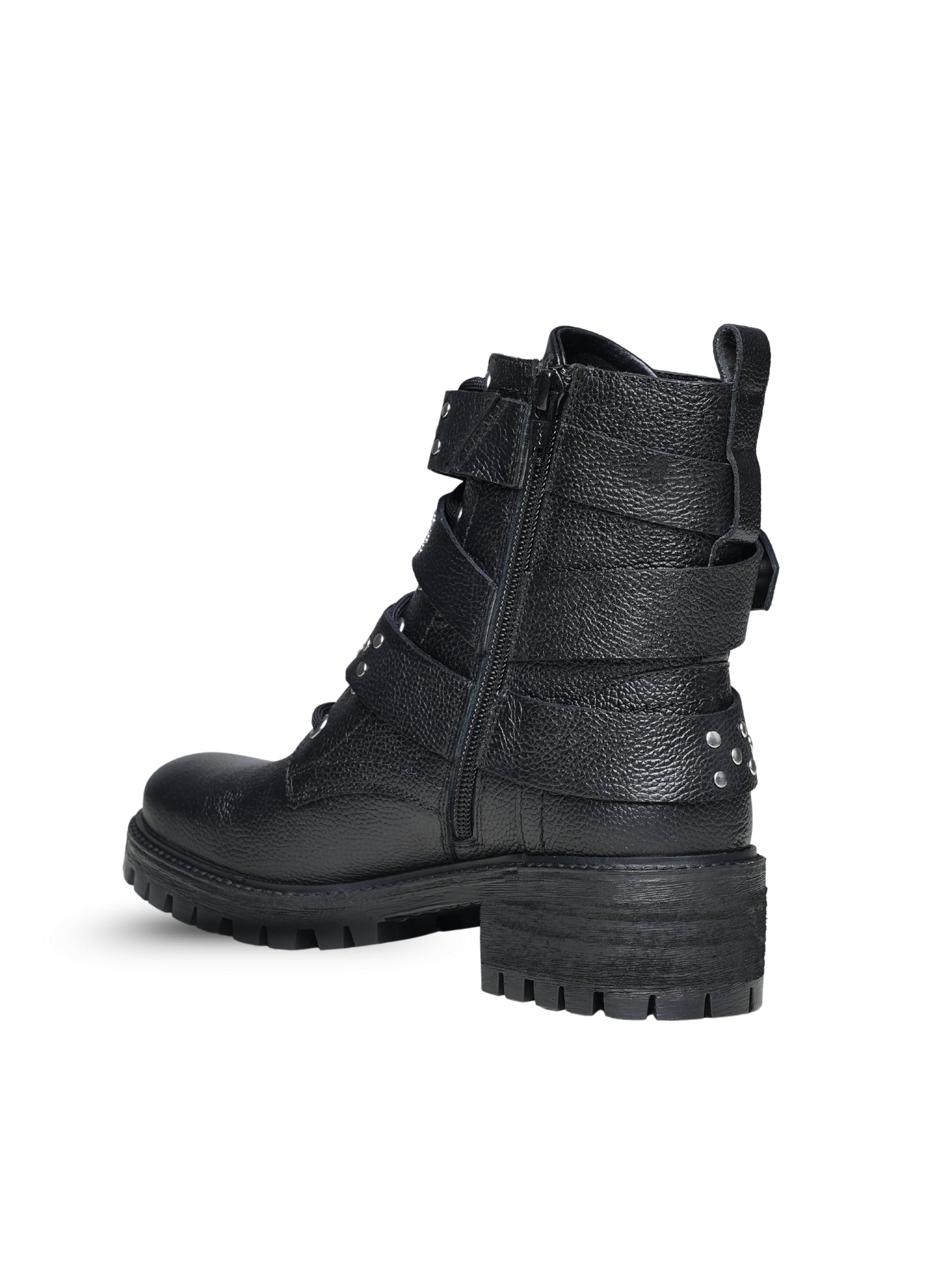 Ezok Women's Casual Leather Boots | Stylish Lace-Up Design with Cushioned Insole | Durable, Comfortable & Trendy for Daily Wear