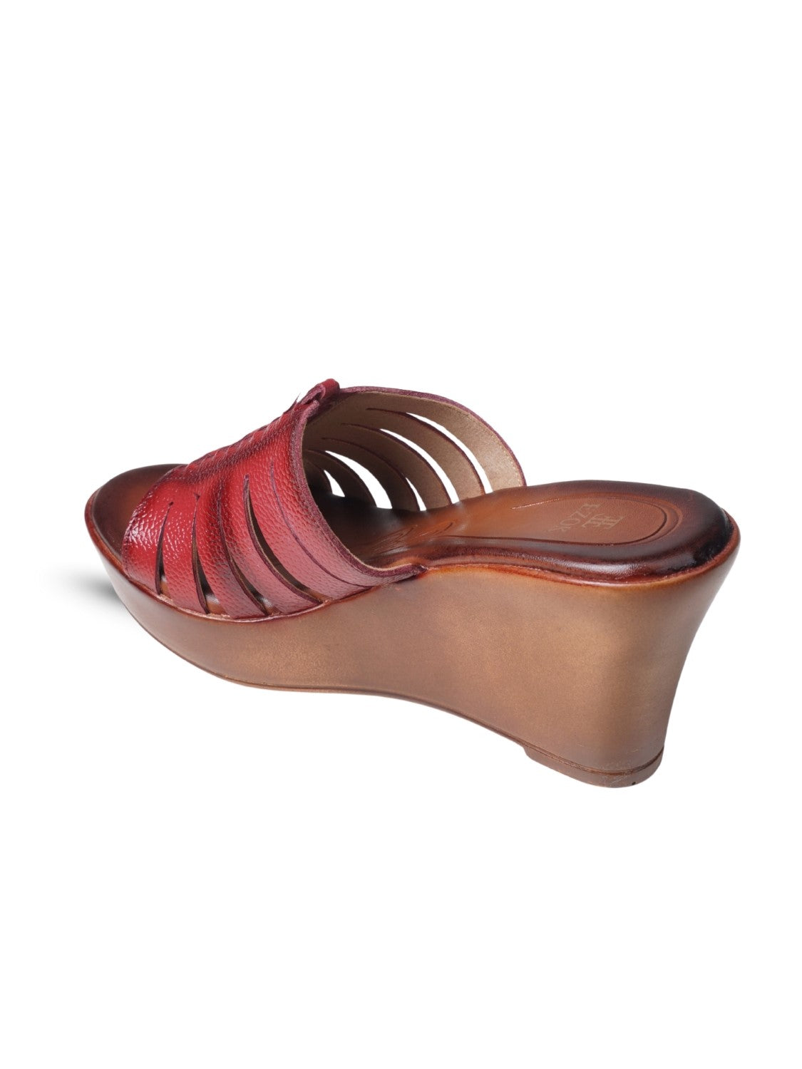 Ezok Women's Casual Genuine Leather Sandals | Stylish Open-Toe Design with Cushioned Insole | Comfortable & Trendy for Everyday Wear