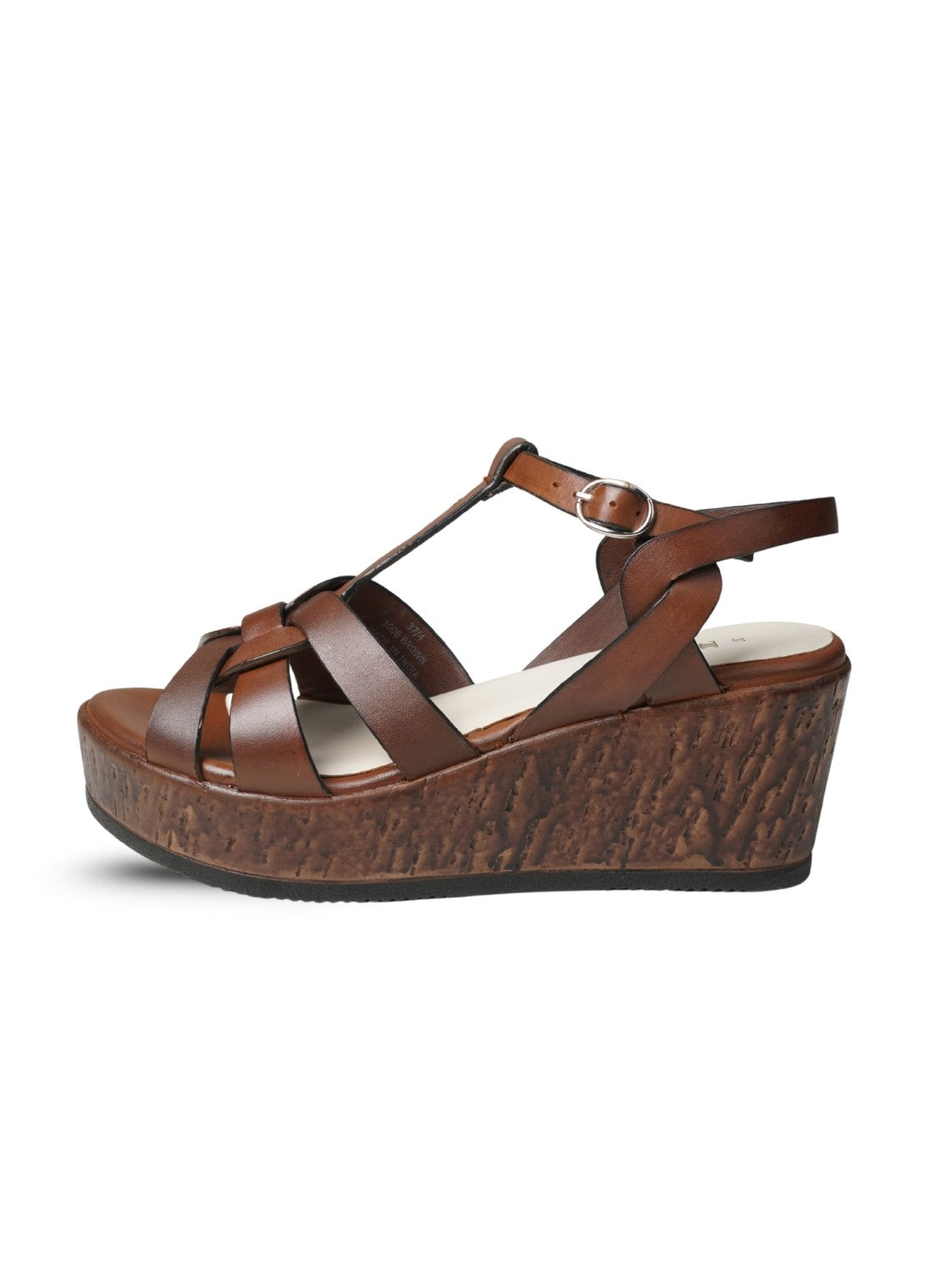 Ezok Women's Casual Genuine Leather Sandals | Stylish Open-Toe Design with Cushioned Insole | Comfortable & Trendy for Everyday Wear