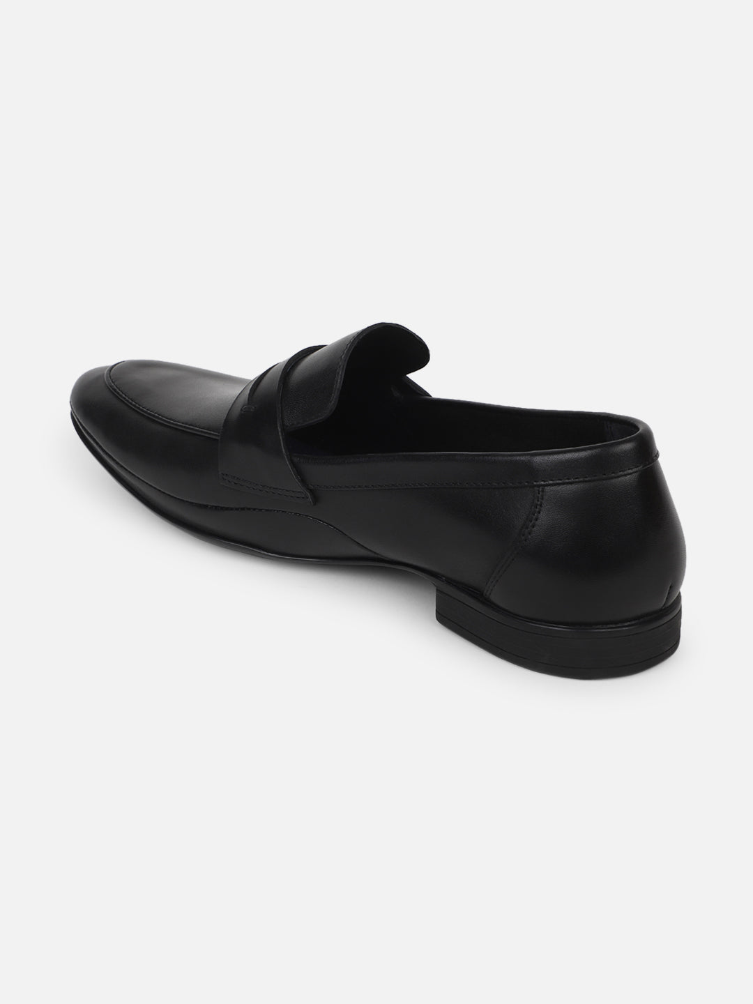 Ezok Men Leather Loafer Mocassins ( Black )
