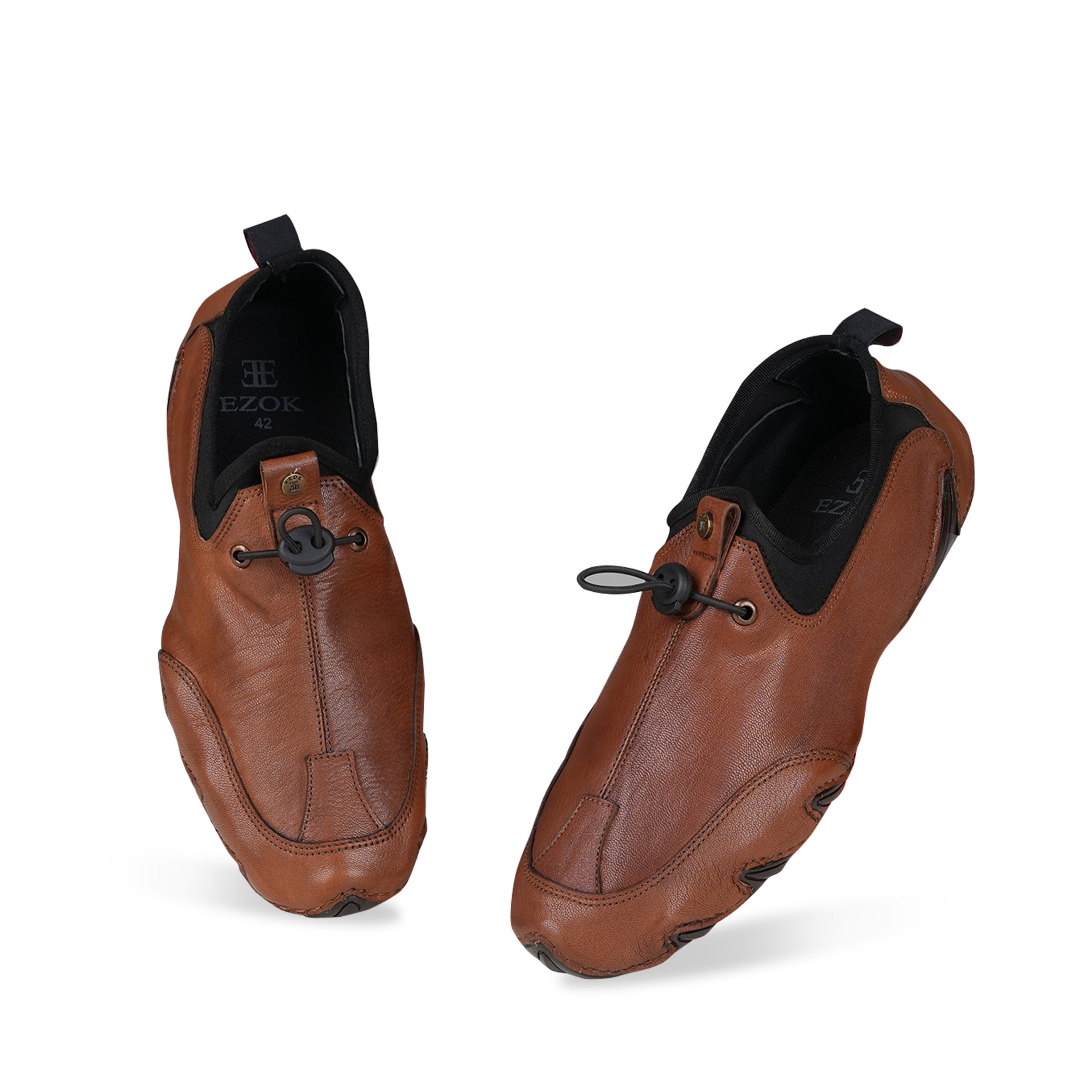 Ezok Leather Casual Shoes For Men