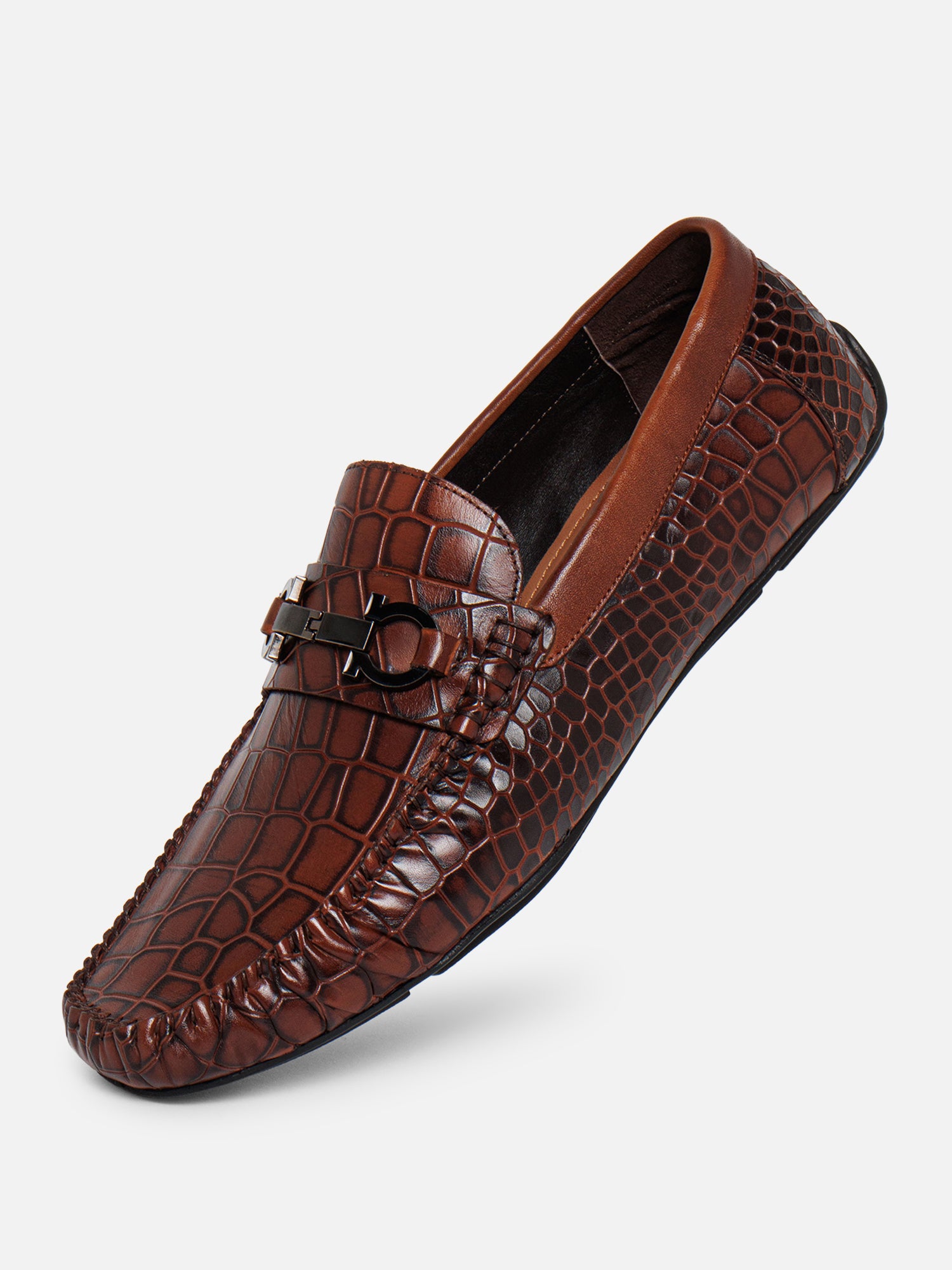 Ezok Leather Loafer Shoes For Men
