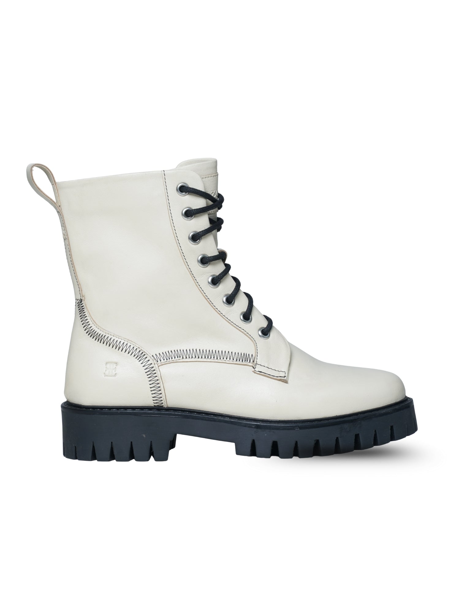 Ezok Women's Casual Leather Boots | Stylish Lace-Up Design with Cushioned Insole | Durable, Comfortable & Trendy for Daily Wear