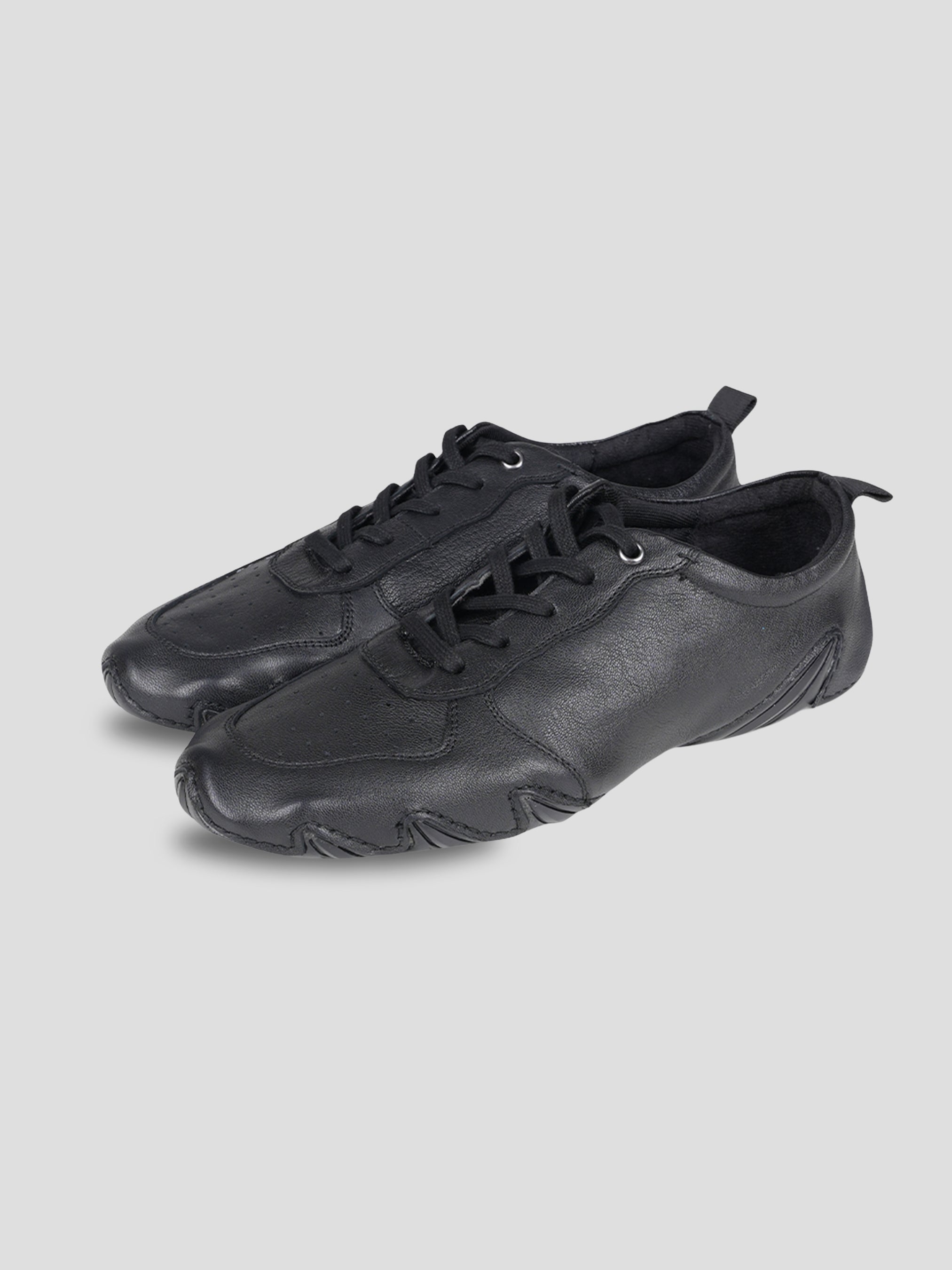Ezok Men Leather Lace-Up Casual Shoes