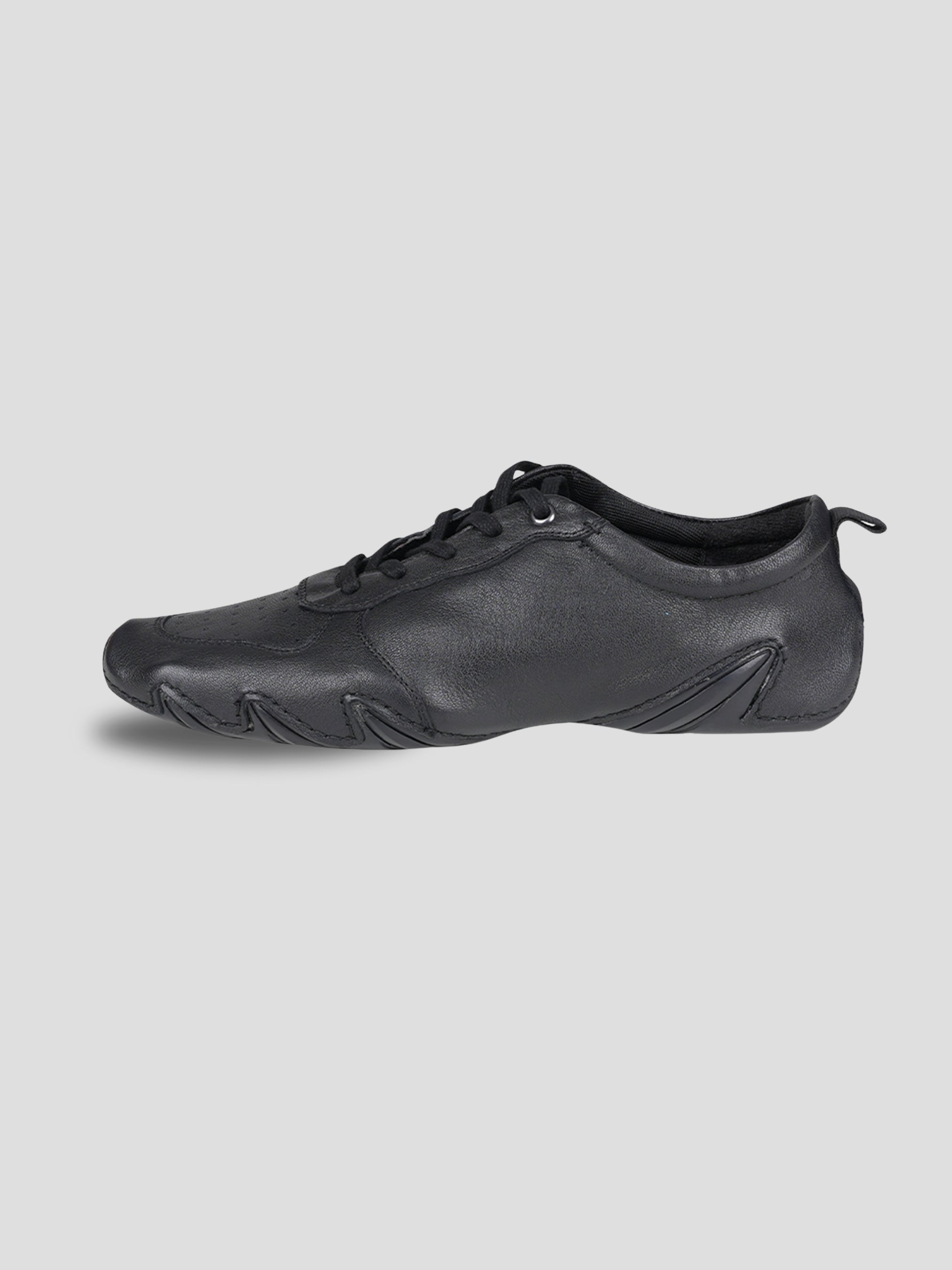 Ezok Men Leather Lace-Up Casual Shoes