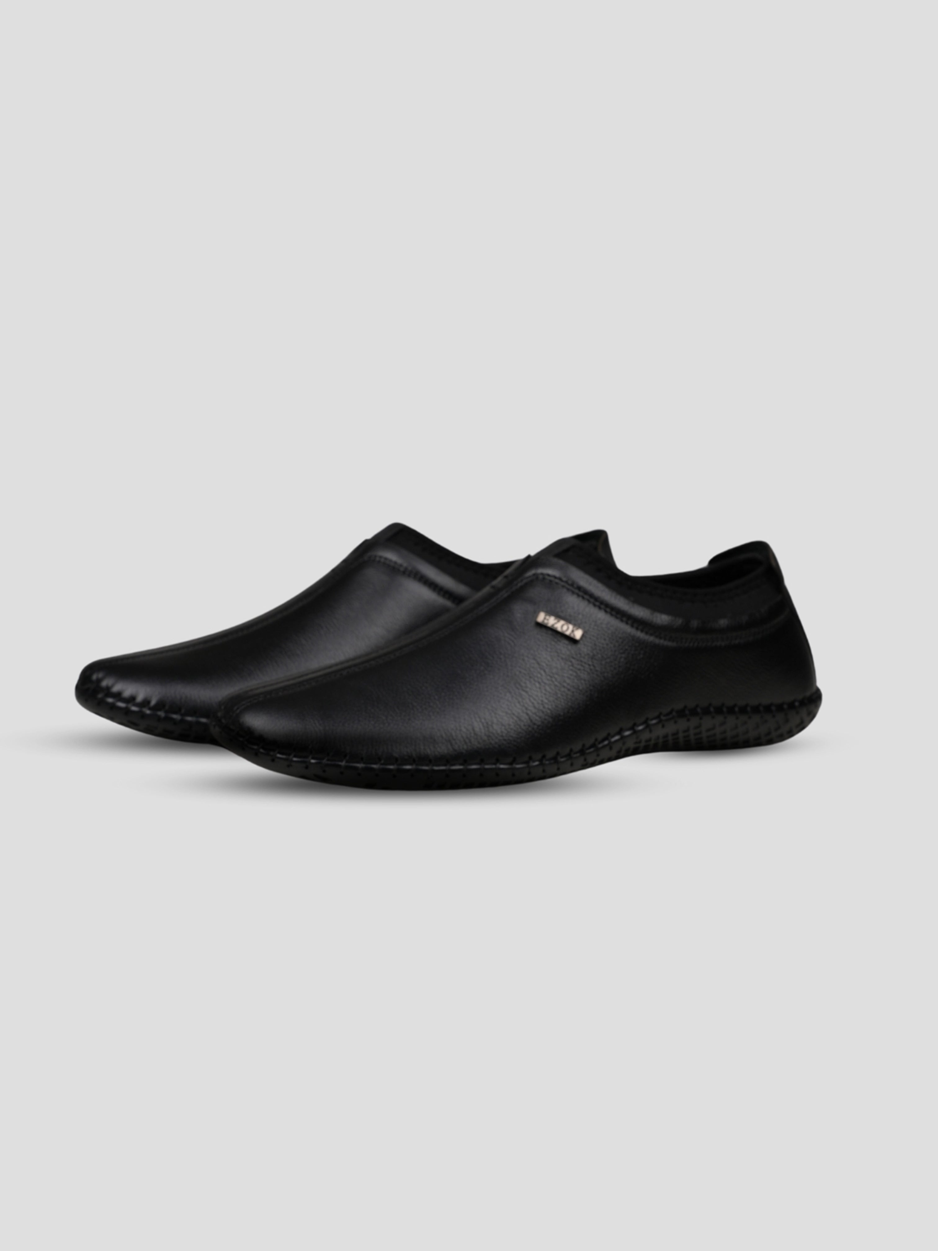 Ezok Men's Leather Slip-On Casual Shoes - Effortless Style & Comfort