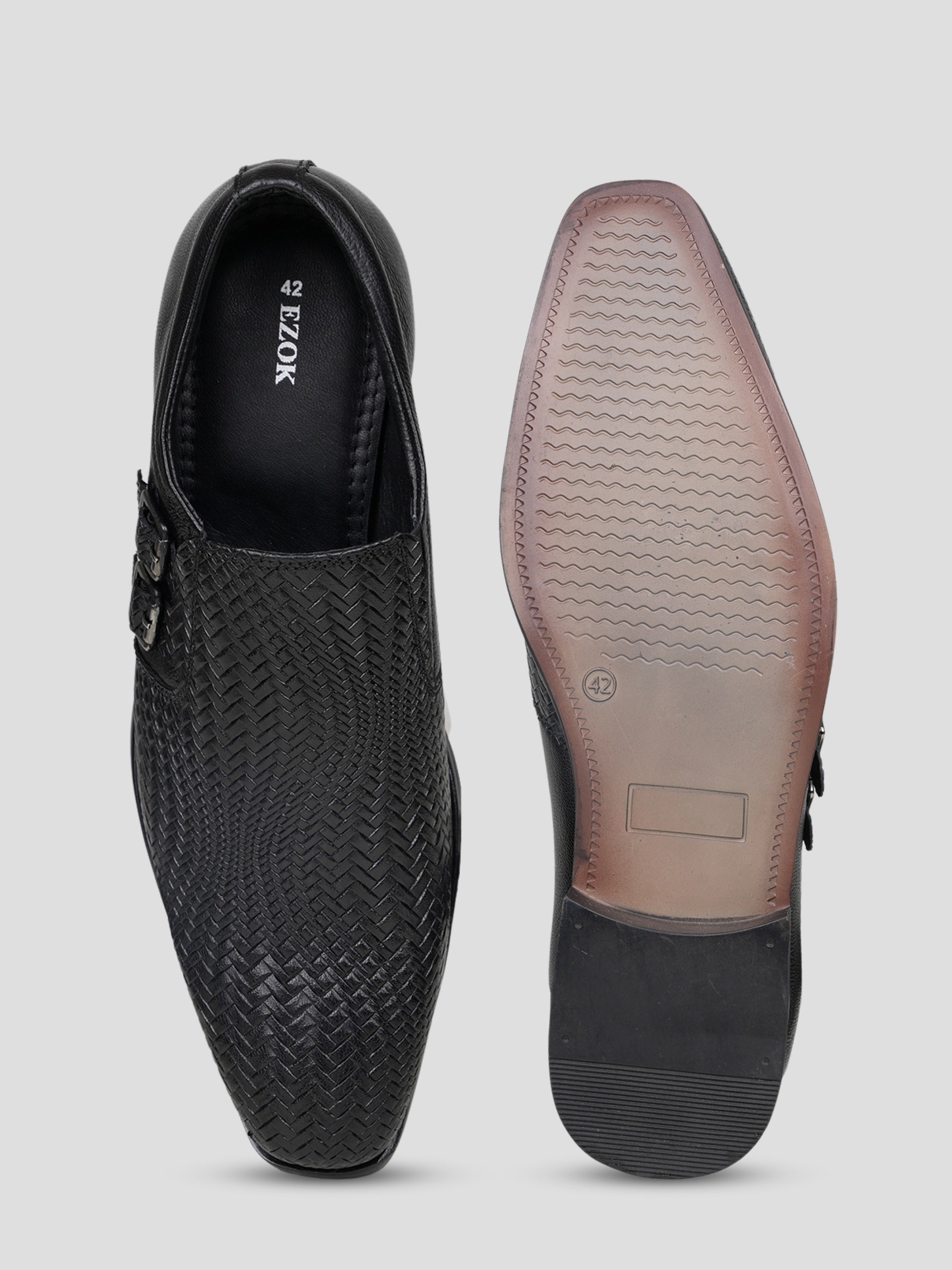 EZOK Men's Slip-On Leather Casual Shoes – Stylish & Comfortable