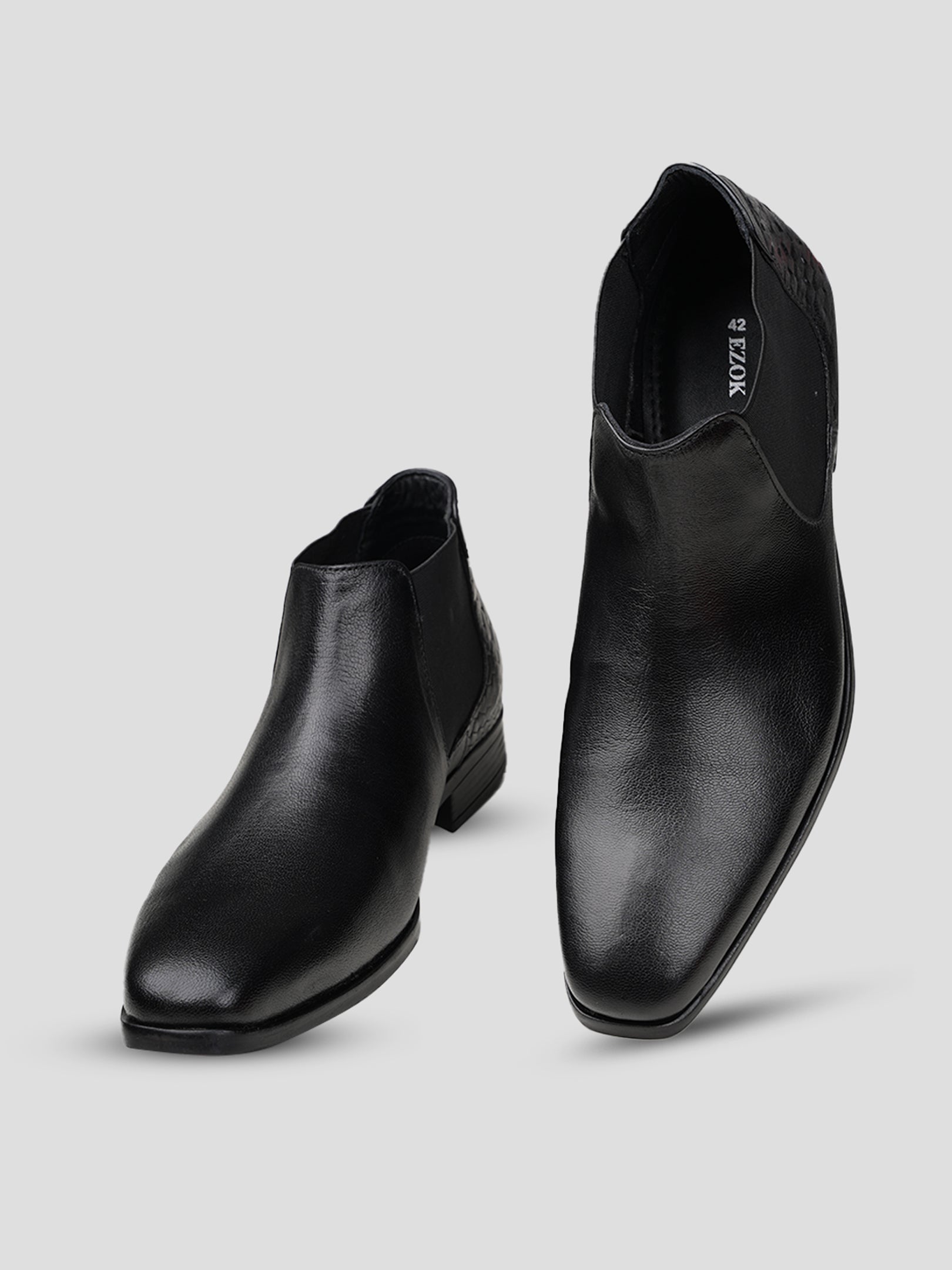 Ezok Men's Leather Casual Slip-On Shoes | Comfortable & Easy to Wear