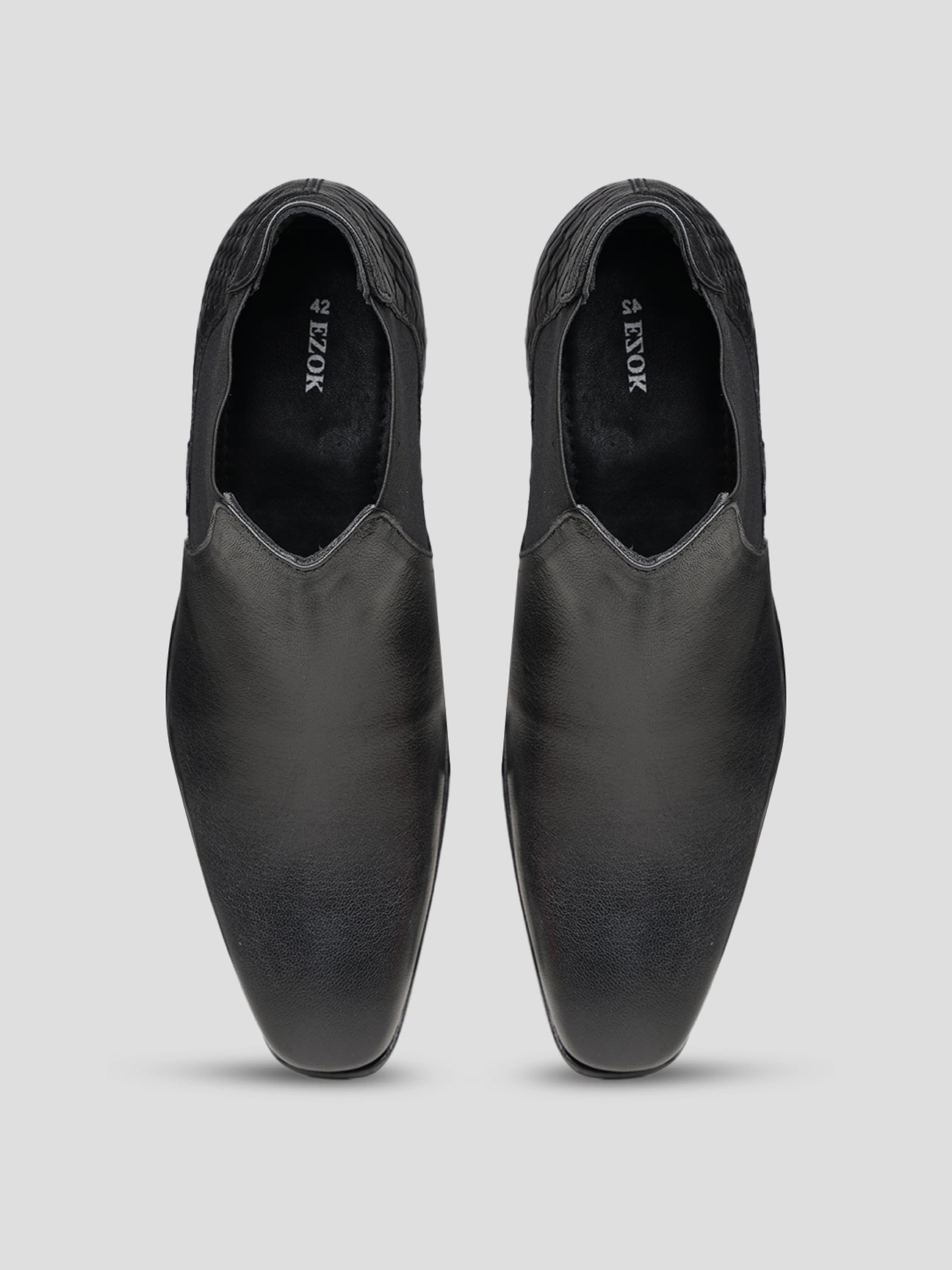 Ezok Men's Leather Casual Slip-On Shoes | Comfortable & Easy to Wear