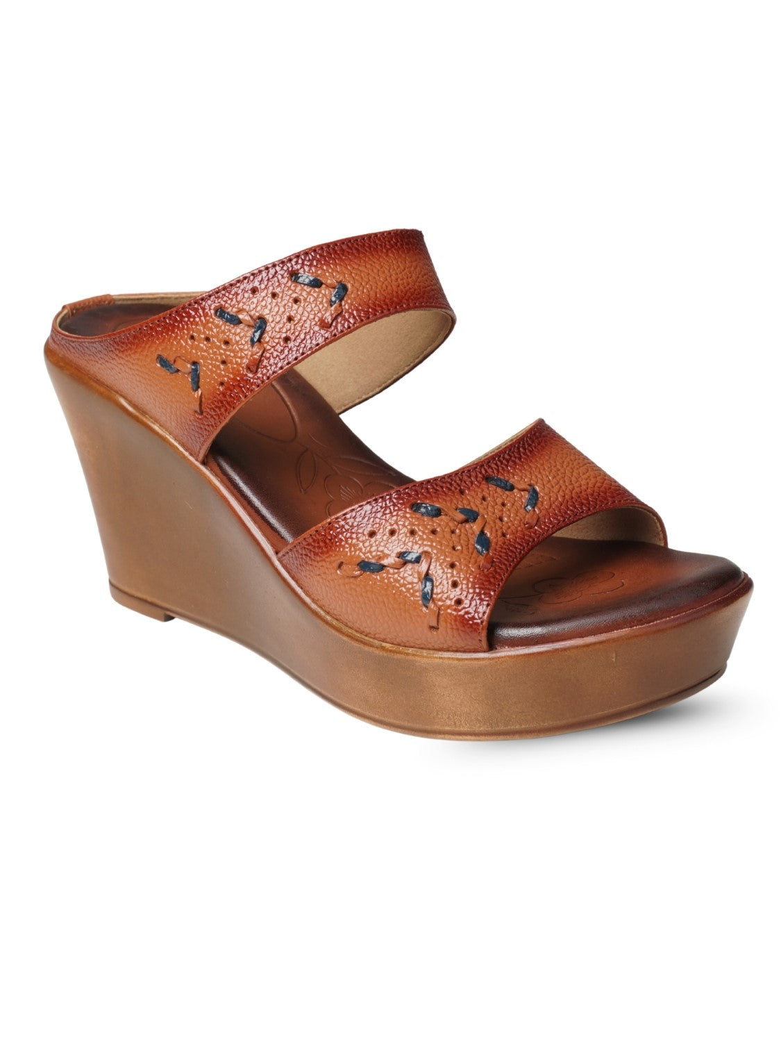 Ezok Women's Casual Genuine Leather Sandals | Stylish Open-Toe Design with Cushioned Insole | Comfortable & Trendy for Everyday Wear