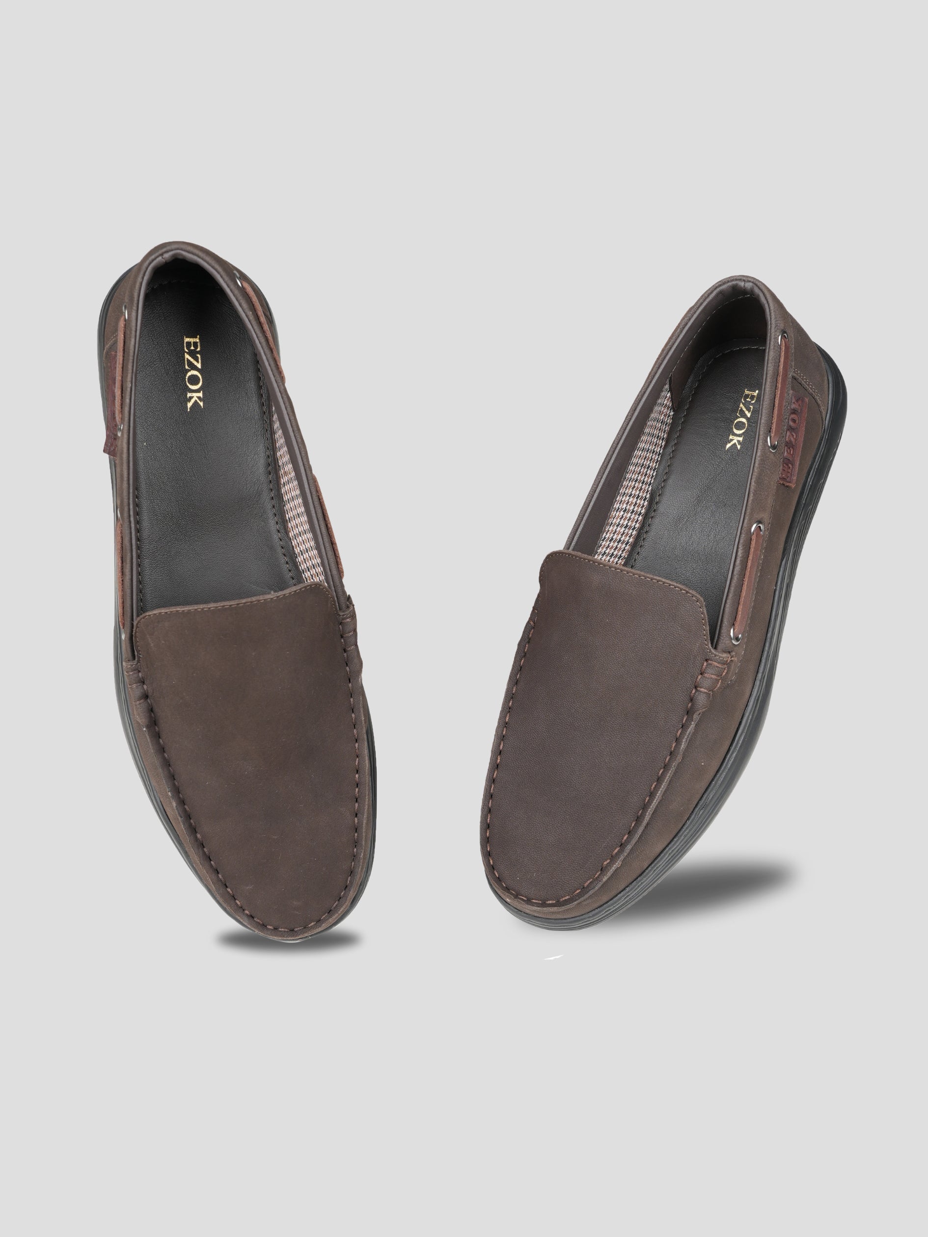 Ezok Leather Casual Shoes For Men