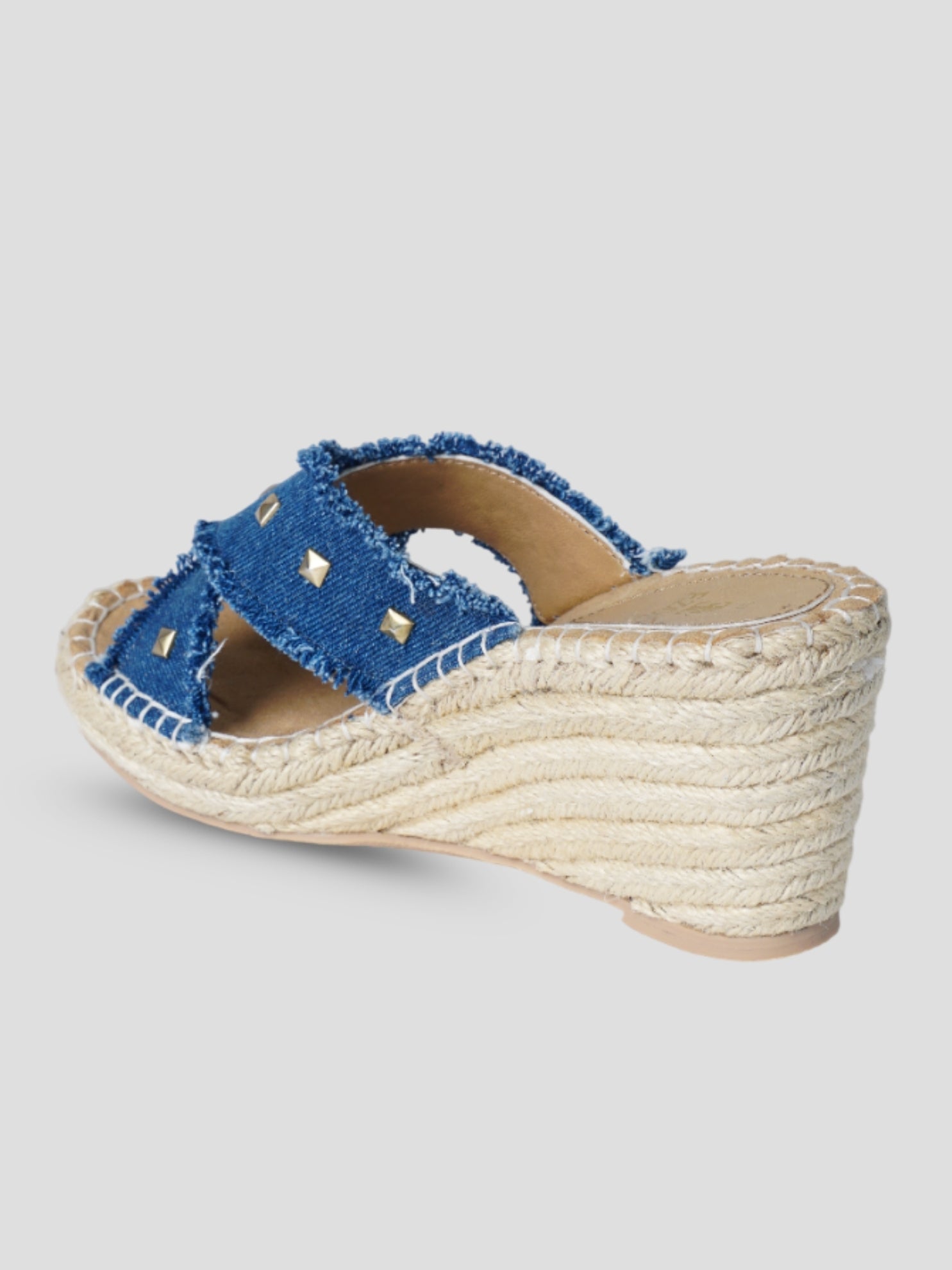 Ezok Blue Denim Slip ON Sandals