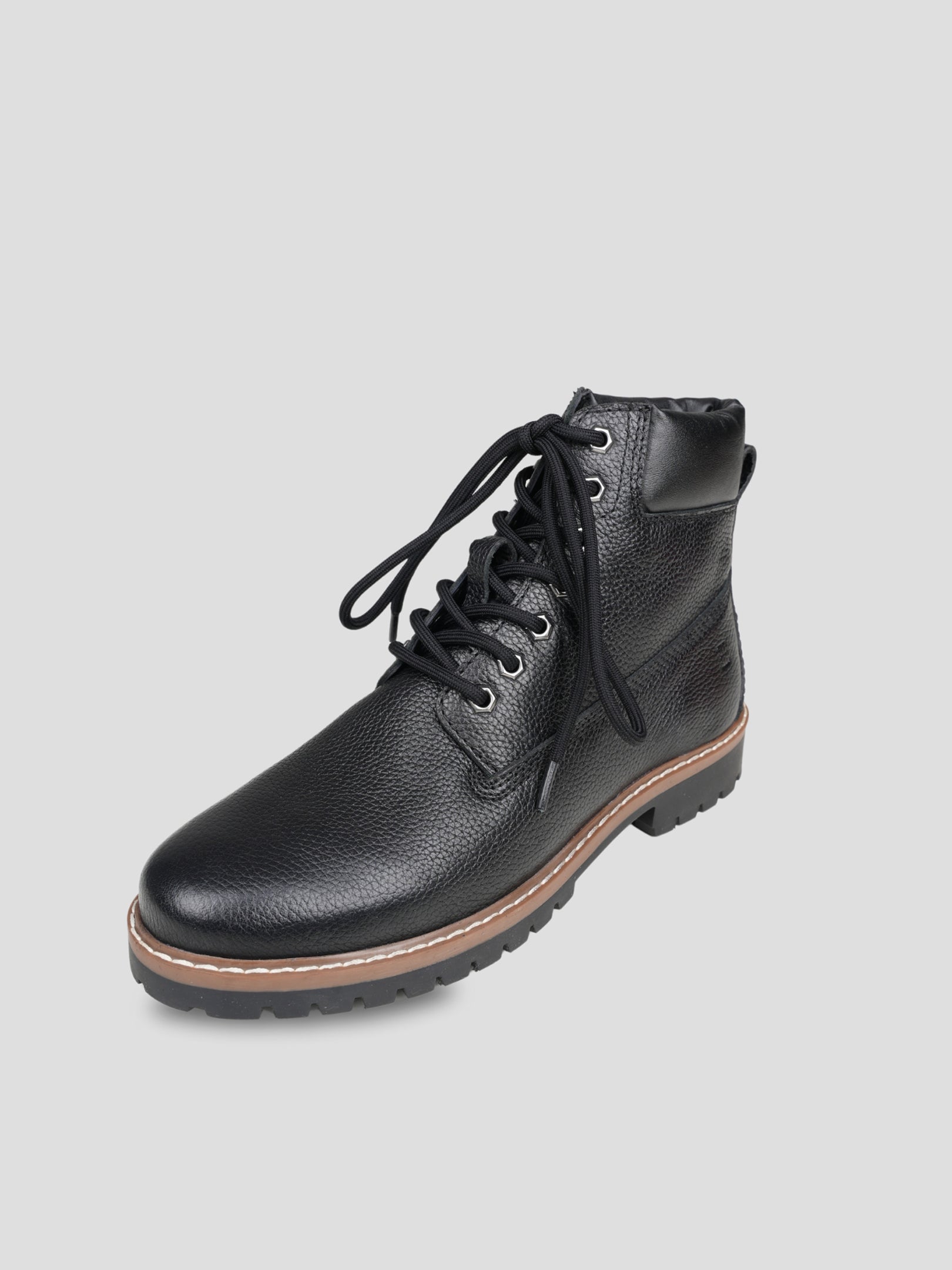 Ezok Men Lace Up Leather Boots