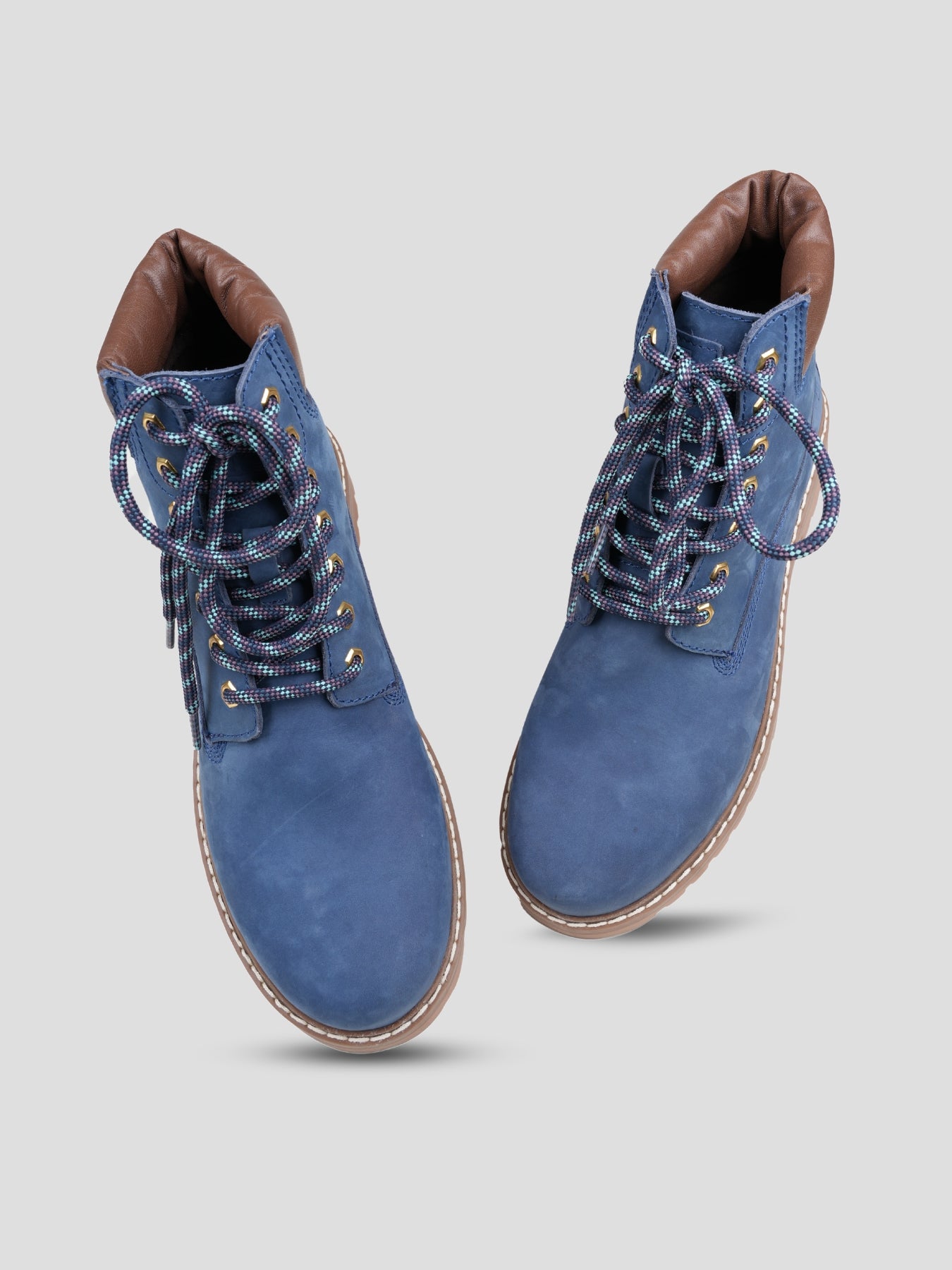 Ezok Men Lace Up Leather Boots