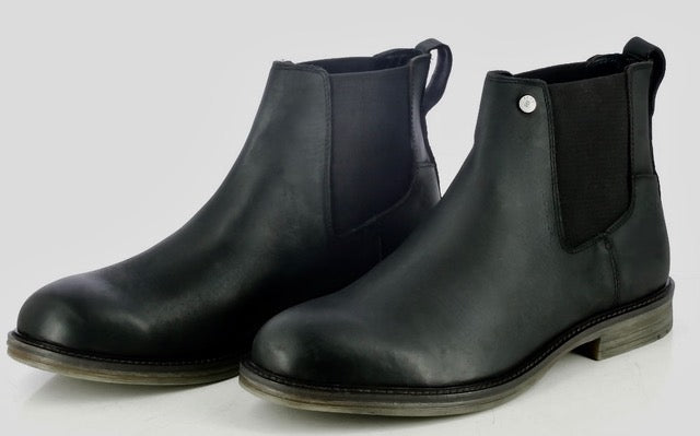 Ezok Stan Black Casual Chalsea Boots Shoes(2701)