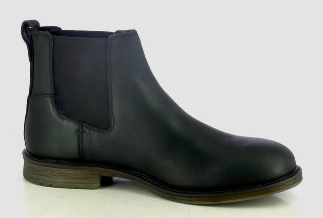 Ezok Stan Black Casual Chalsea Boots Shoes(2701)