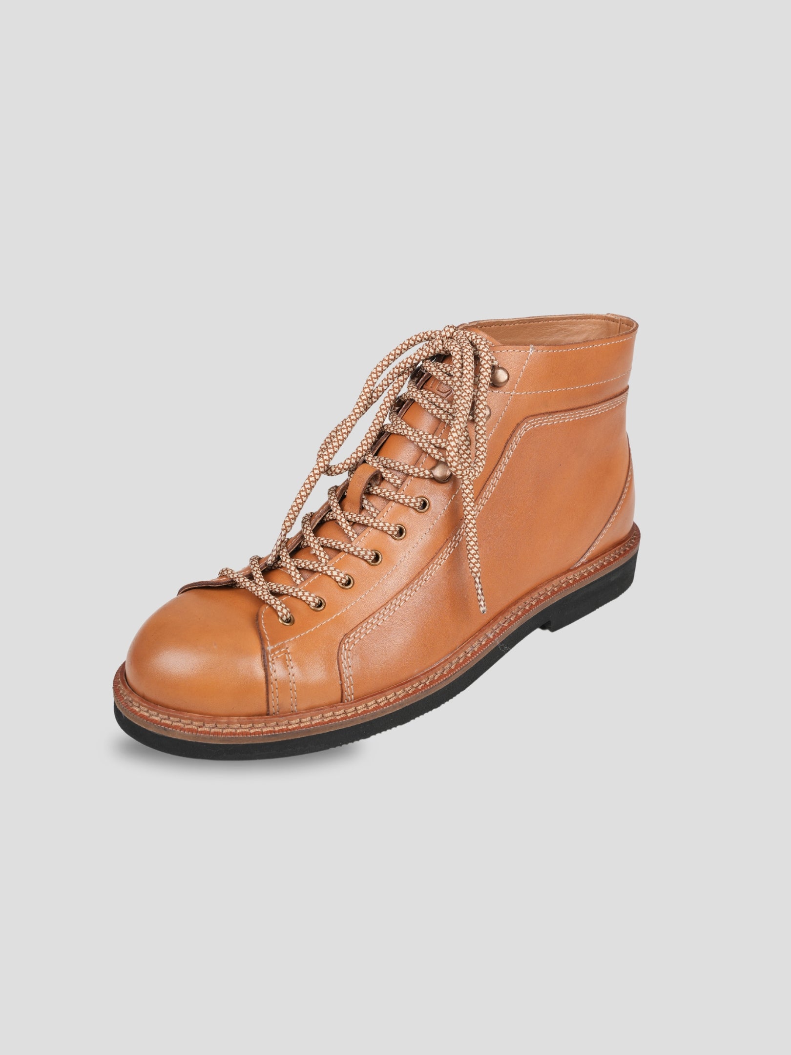 Ezok lace Up leather Boots for Men