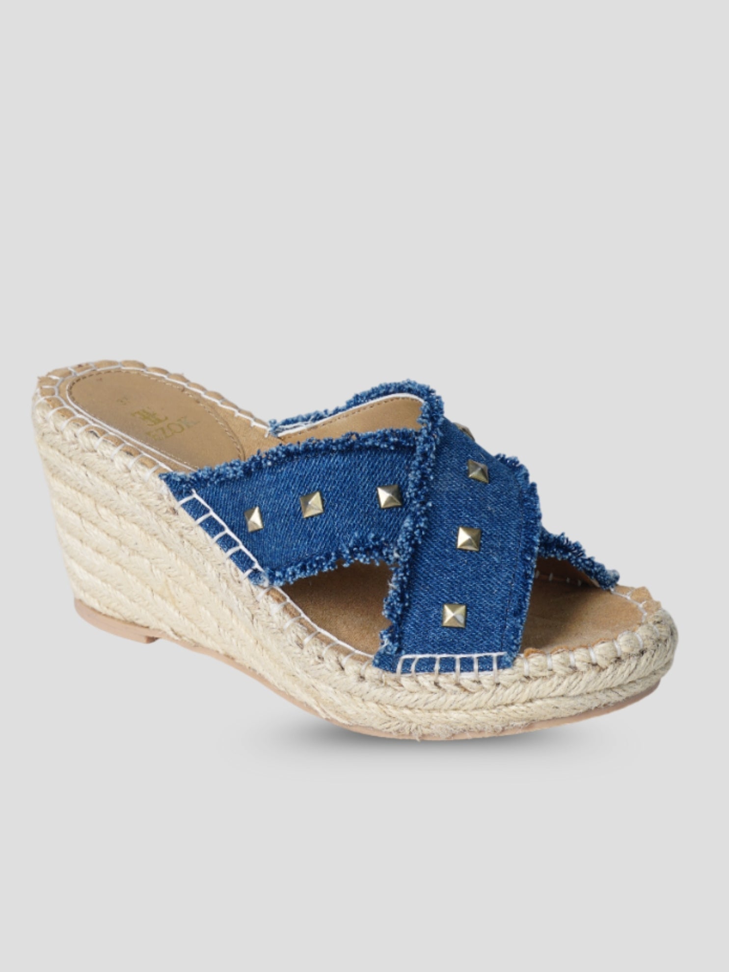 Ezok Blue Denim Slip ON Sandals