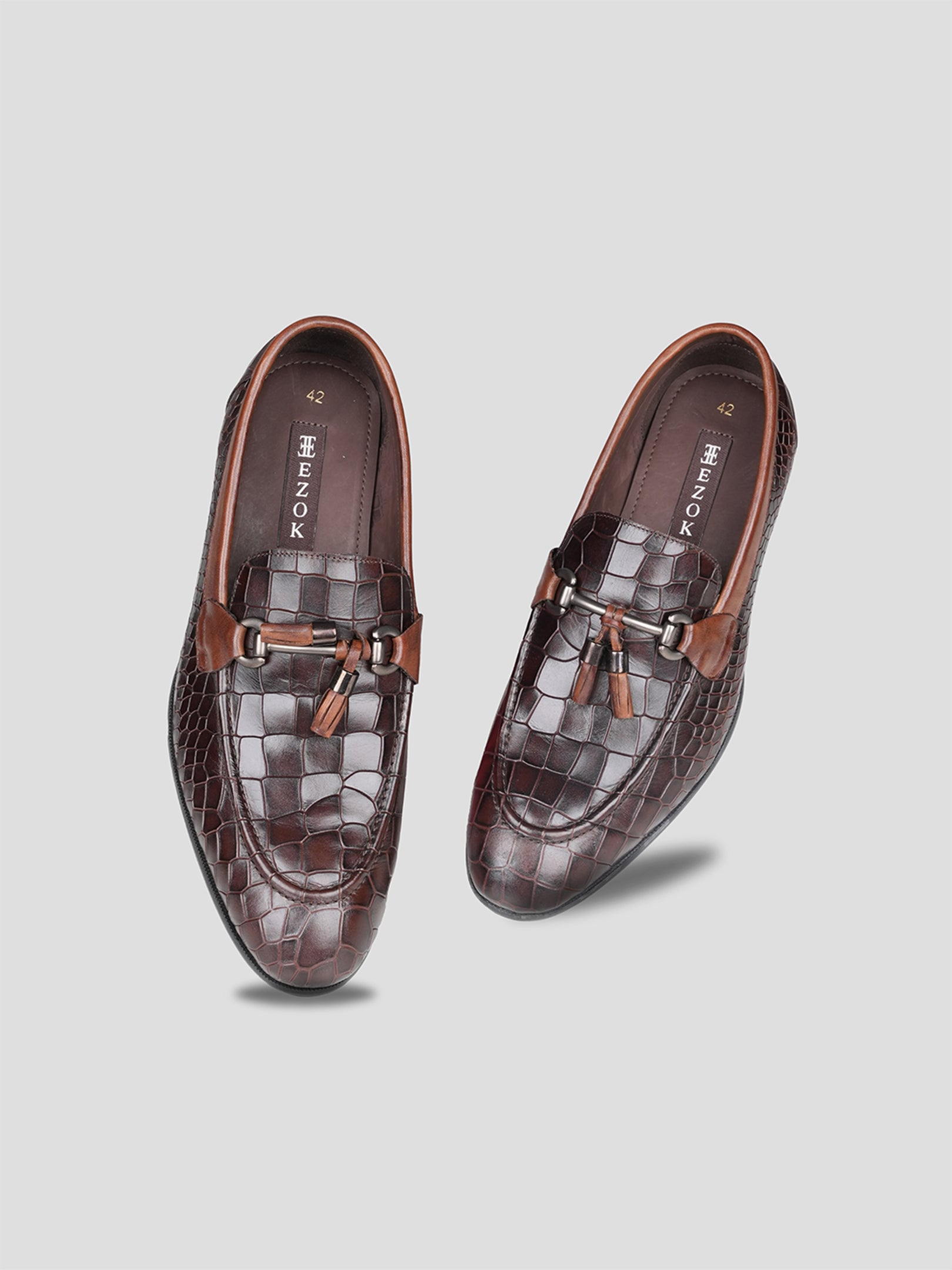 Ezok Leather Casual Shoes For Men