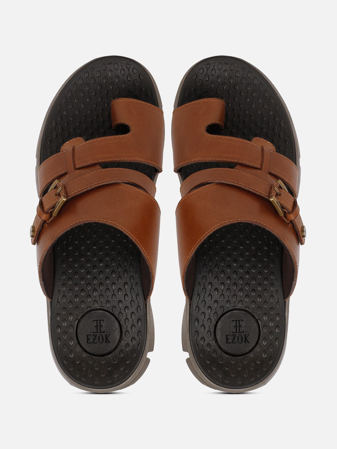 Leather Tan sandal for men