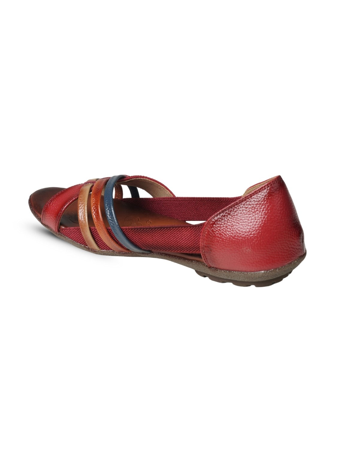 Ezok Women's Casual Genuine Leather Sandals | Stylish Open-Toe Design with Cushioned Insole | Comfortable & Trendy for Everyday Wear