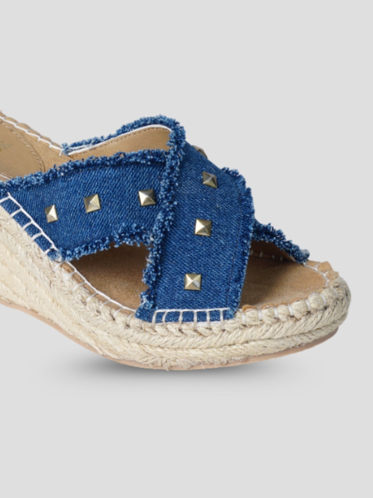 Ezok Blue Denim Slip ON Sandals