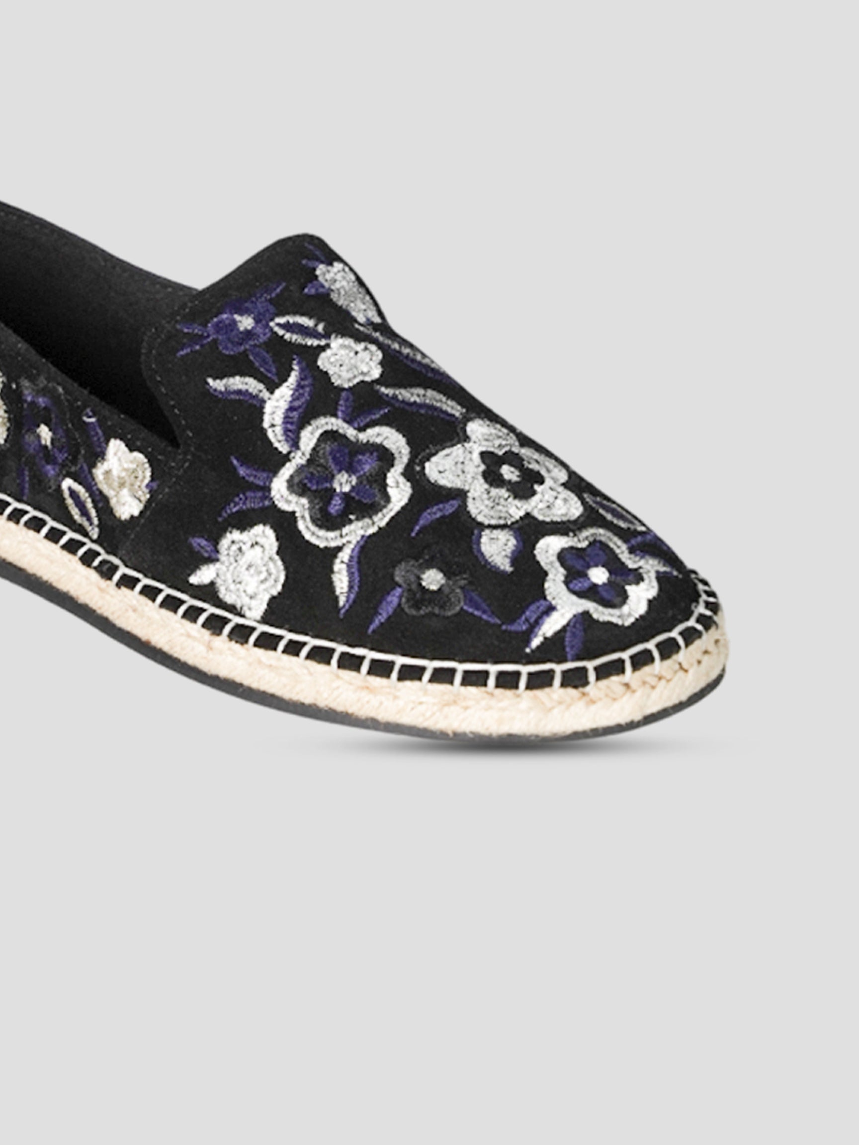 Ezok Black Suede Leather Slip On Casual Shoe