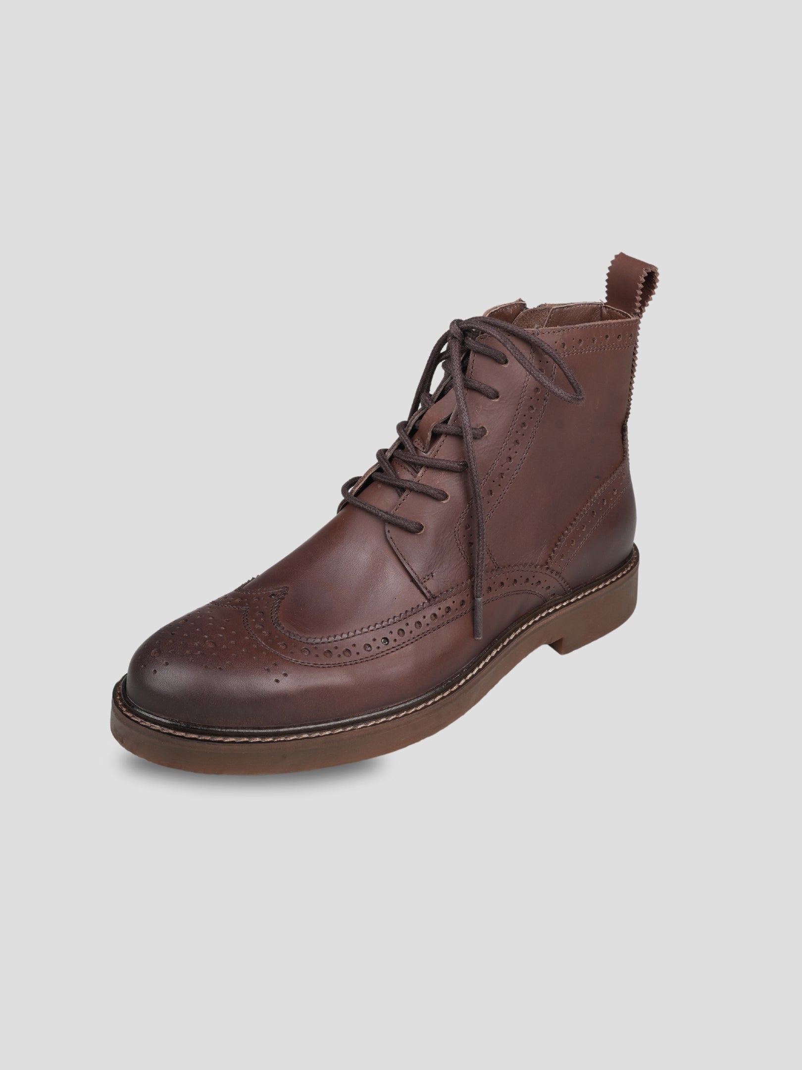 Ezok lace Up leather Boots for Men