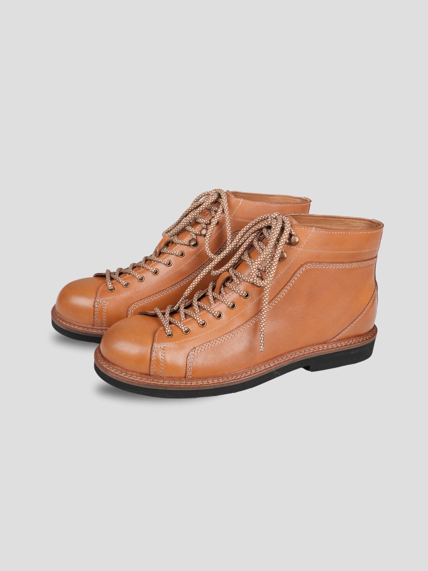 Ezok lace Up leather Boots for Men