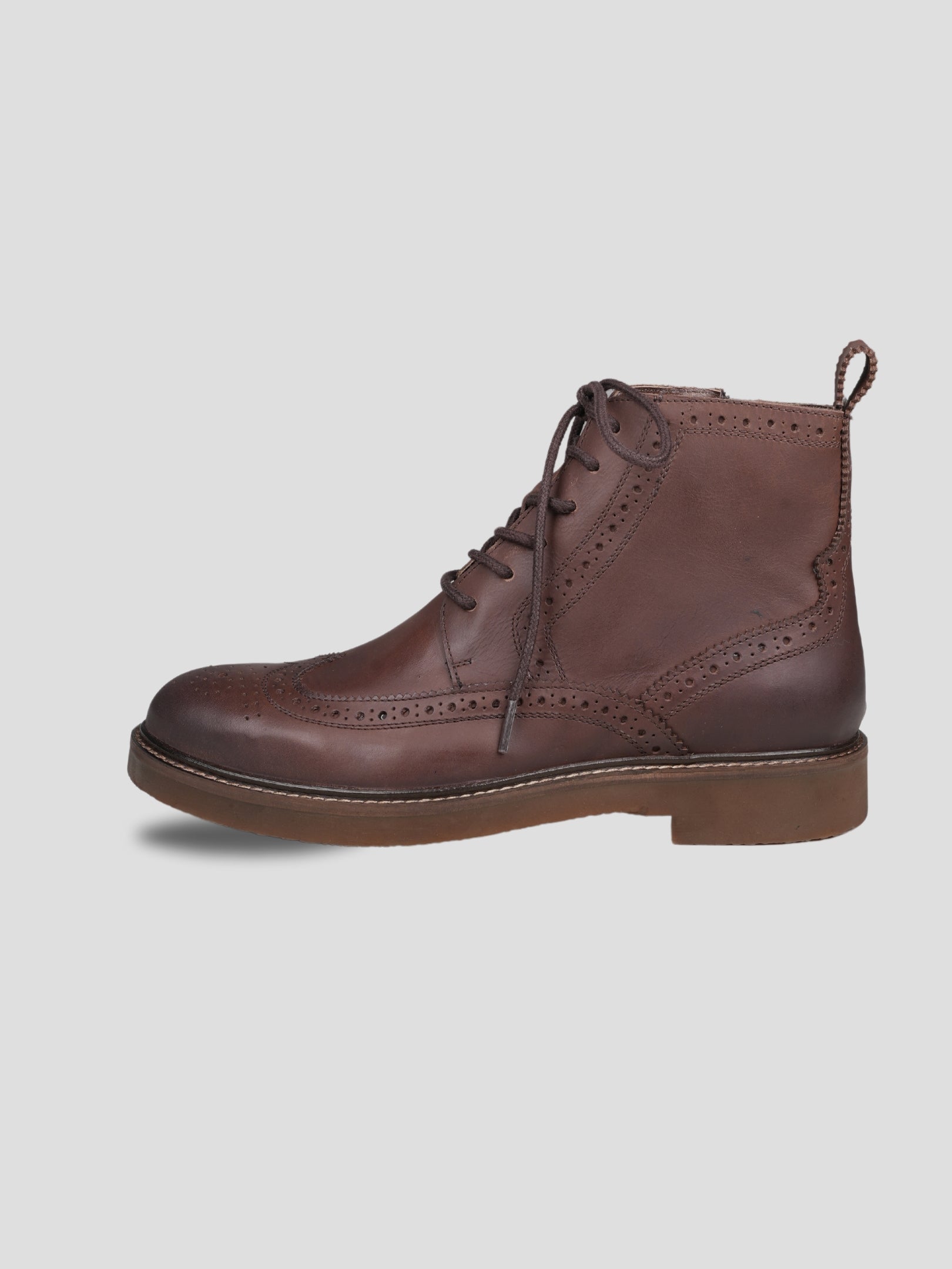 Ezok lace Up leather Boots for Men