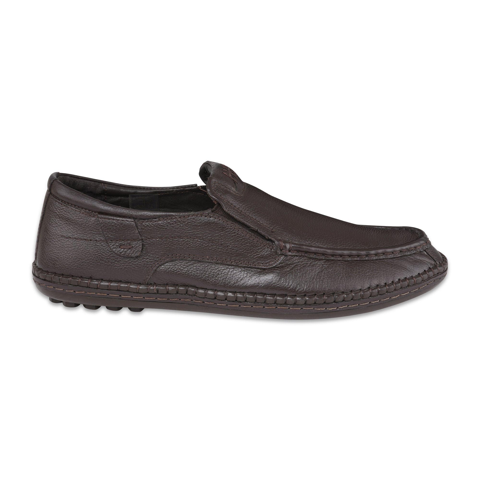 Ezok Men Brown Casual Leather Shoes For Men