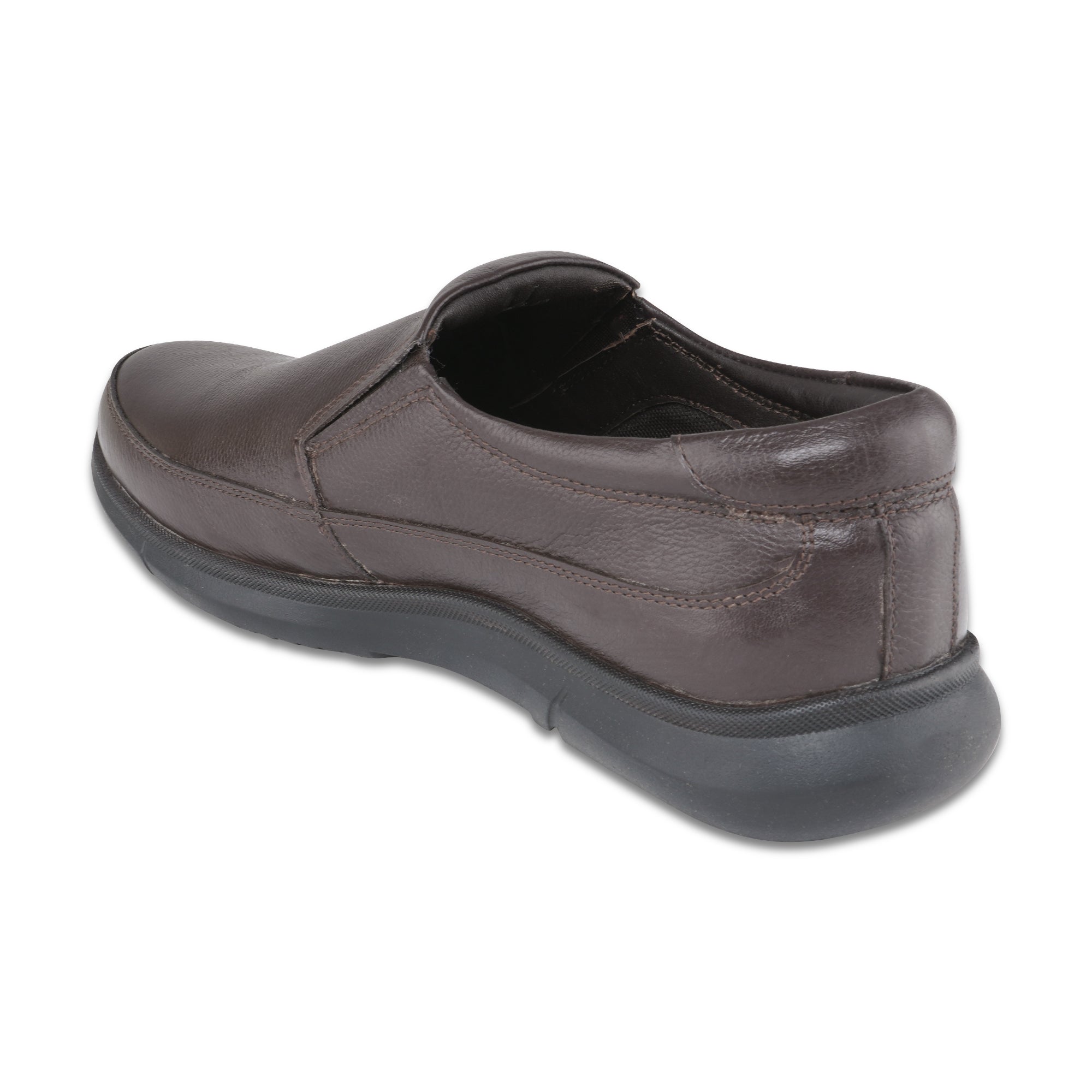 Ezok Men Brown Casual Leather Shoes For Men
