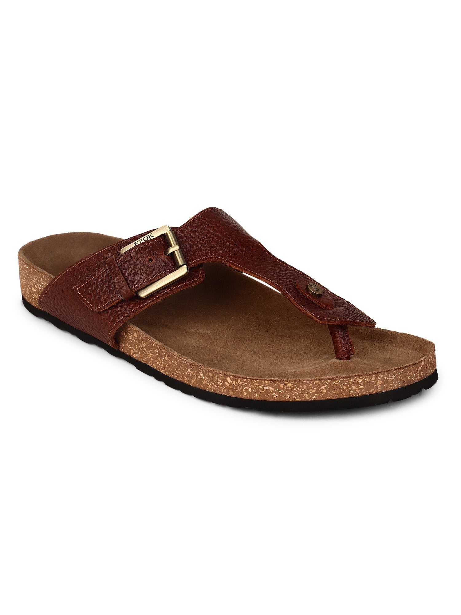 Ezok tan leather sandal (2309)