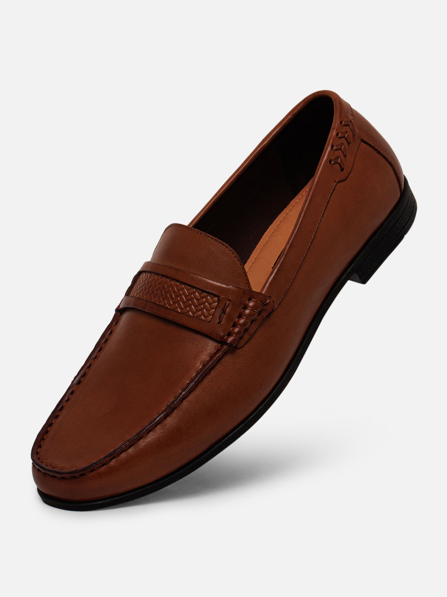 Ezok Leather Loafer Shoes For Men