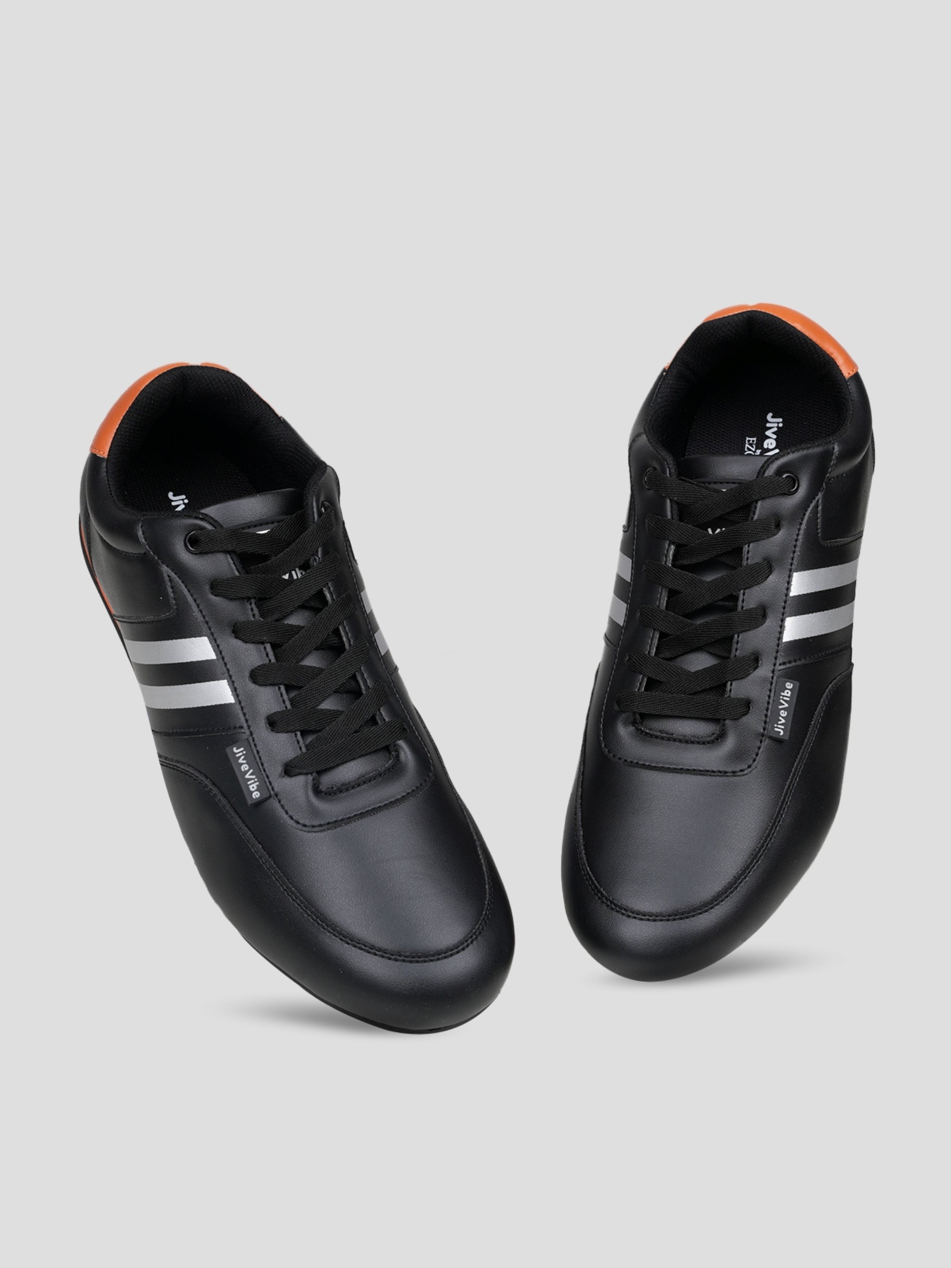 JiveVibe Men's Lace-Up Sneakers – Stylish & Comfortable