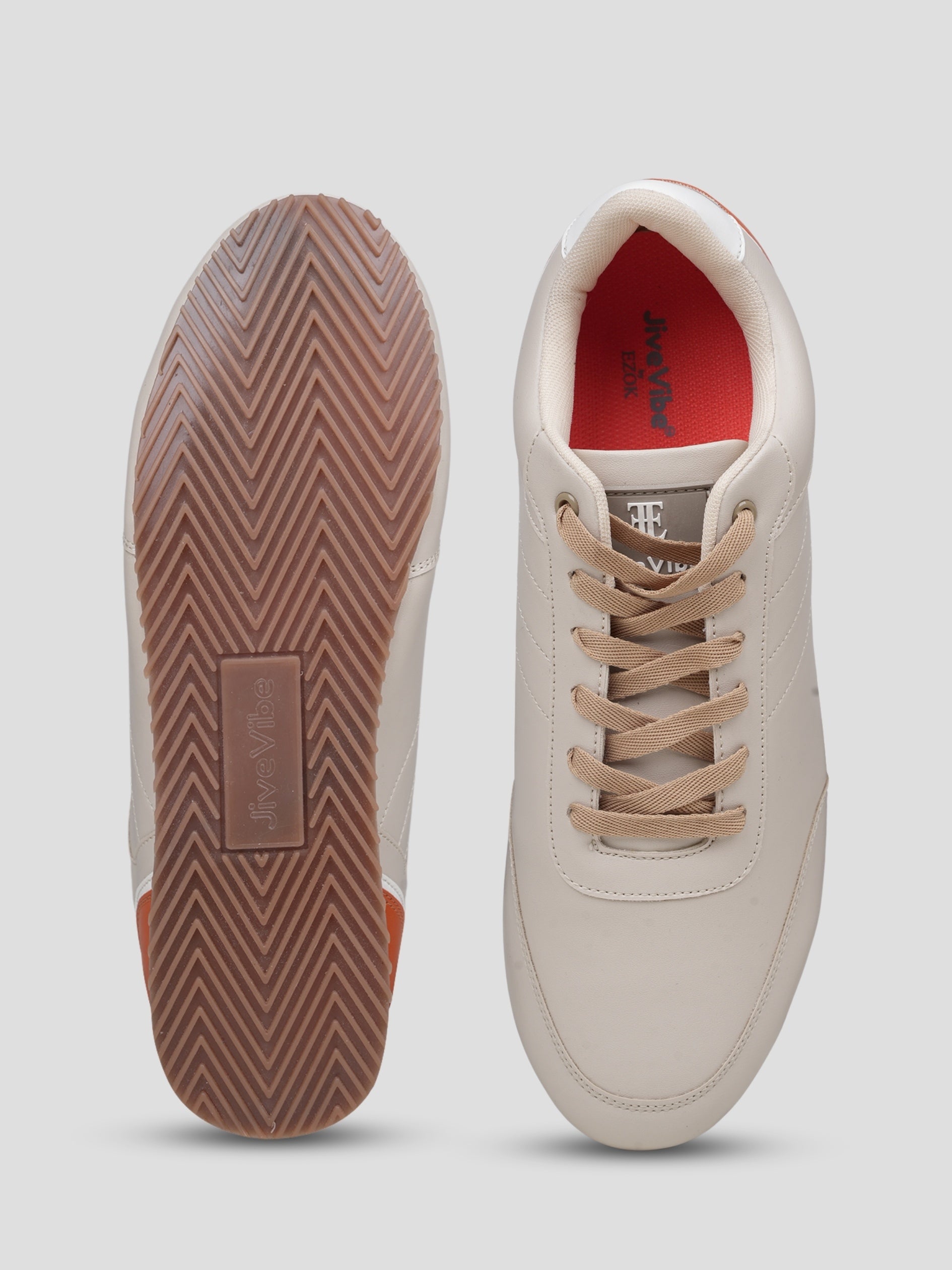 JiveVibe Men's Lace-Up Sneakers – Stylish & Comfortable