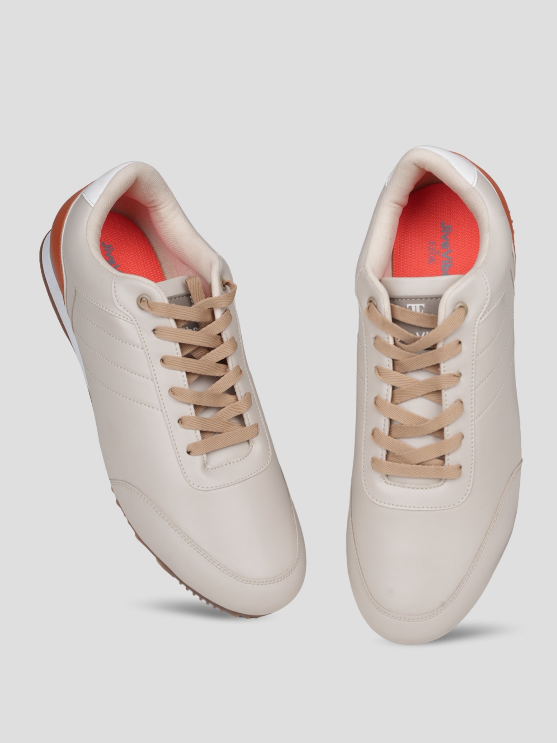 JiveVibe Men's Lace-Up Sneakers – Stylish & Comfortable