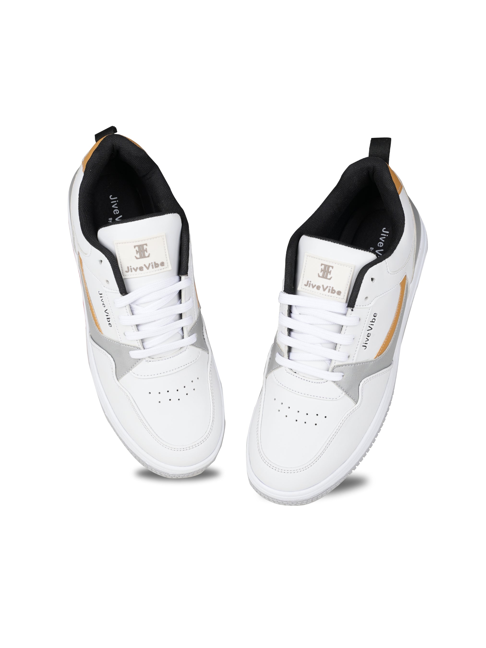 JiveVibe Men’s Synthetic Sneakers - Trendy & Comfortable