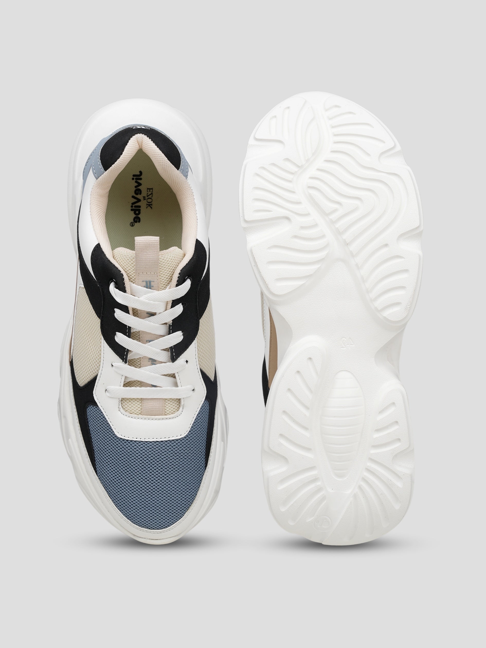 JiveVibe Men's Lace-Up Sneakers – Stylish & Comfortable