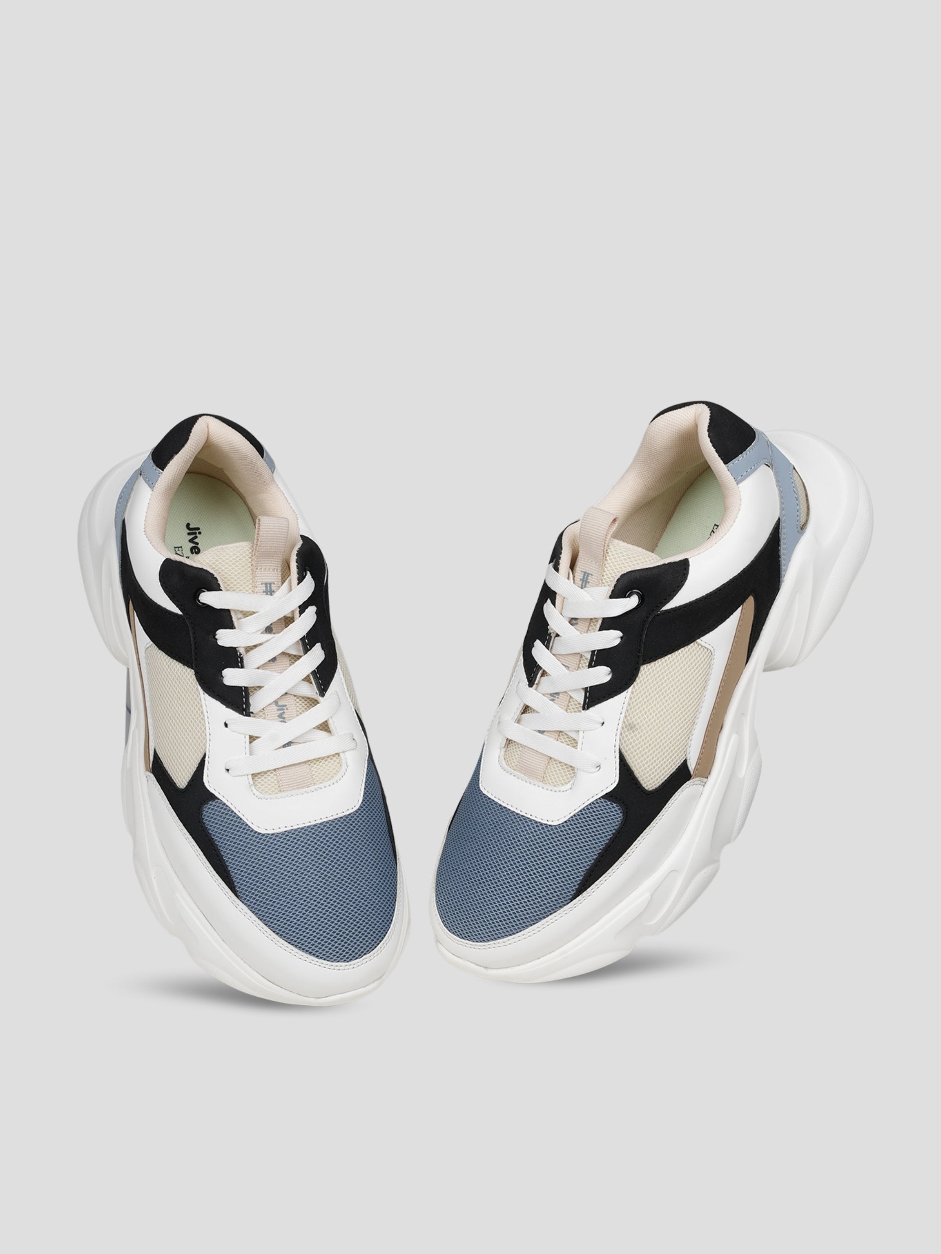 JiveVibe Men's Lace-Up Sneakers – Stylish & Comfortable