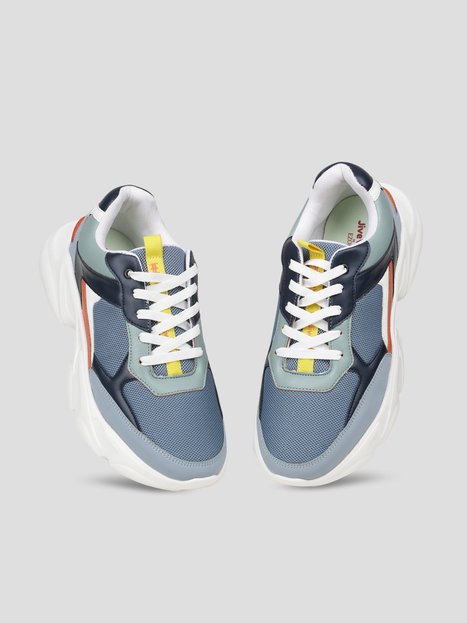 JiveVibe Men's Lace-Up Sneakers – Stylish & Comfortable