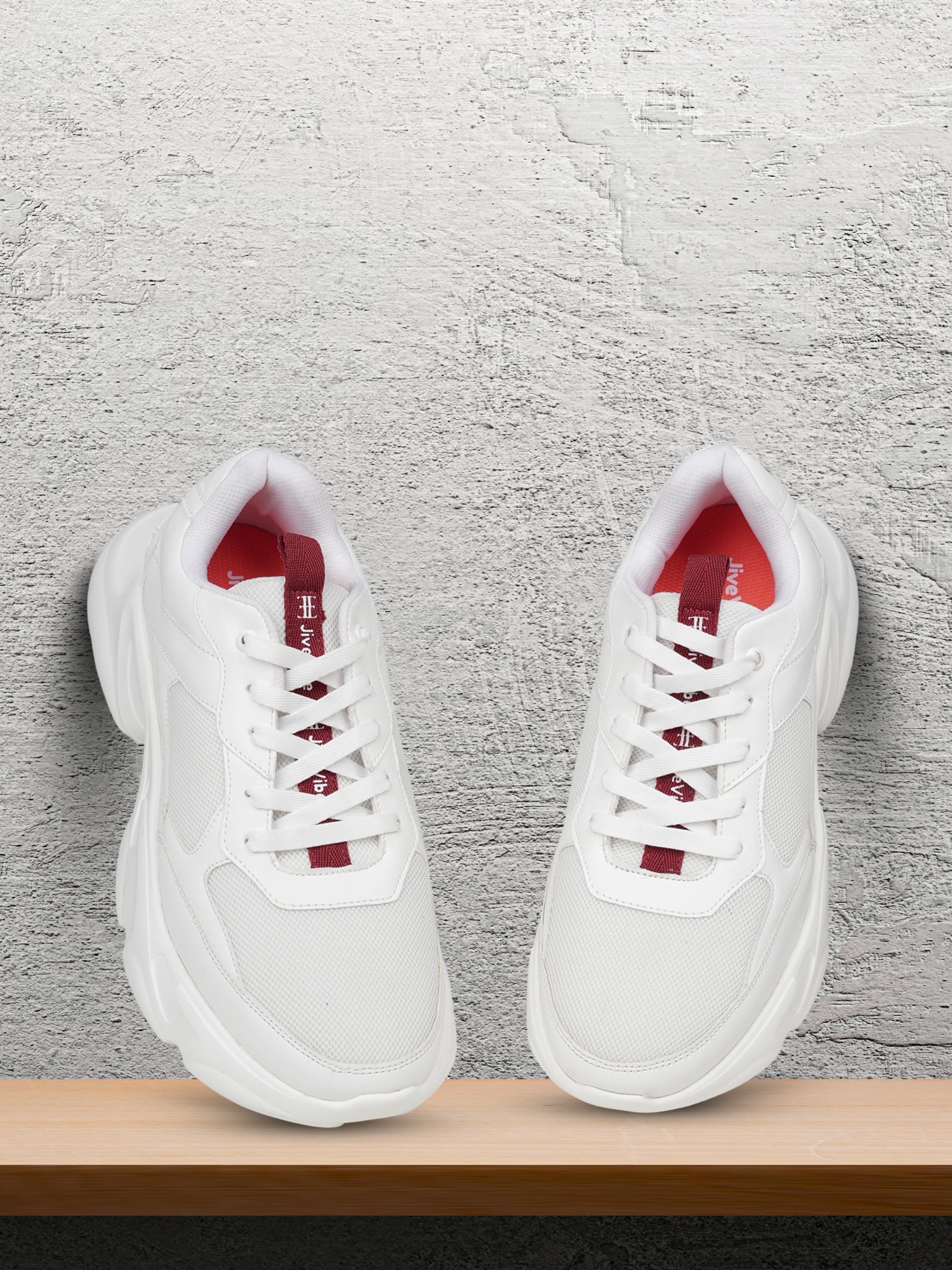 JiveVibe Men's Lace-Up Sneakers – Stylish & Comfortable