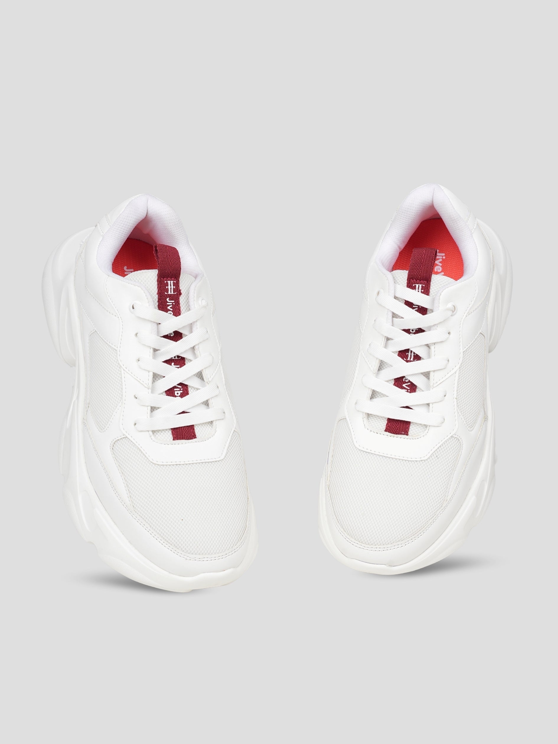 JiveVibe Men's Lace-Up Sneakers – Stylish & Comfortable