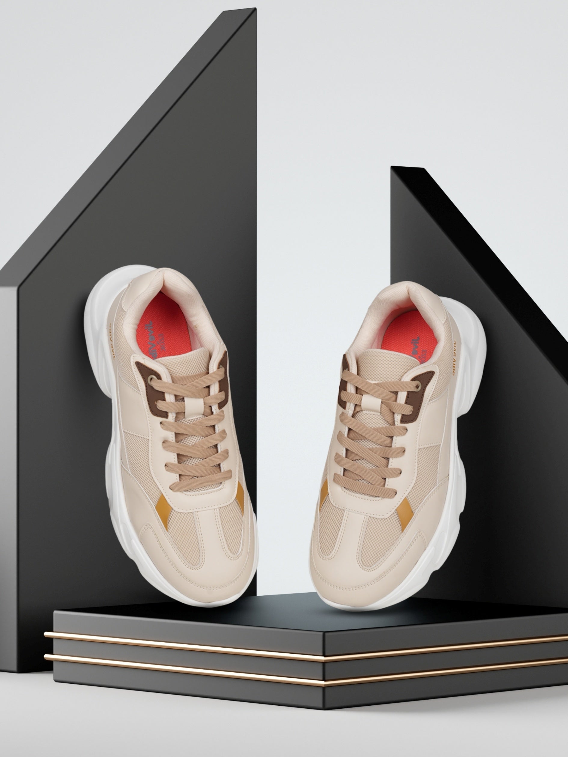 JiveVibe Men's Lace-Up Sneakers – Stylish & Comfortable