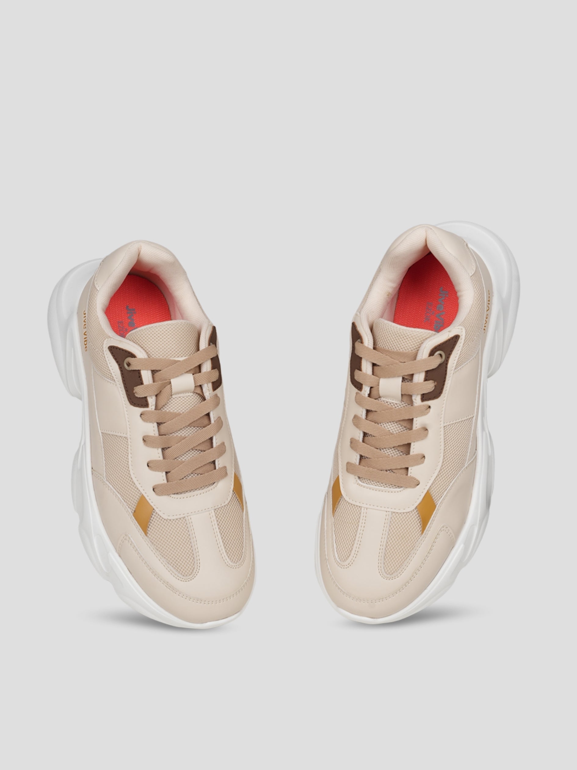 JiveVibe Men's Lace-Up Sneakers – Stylish & Comfortable