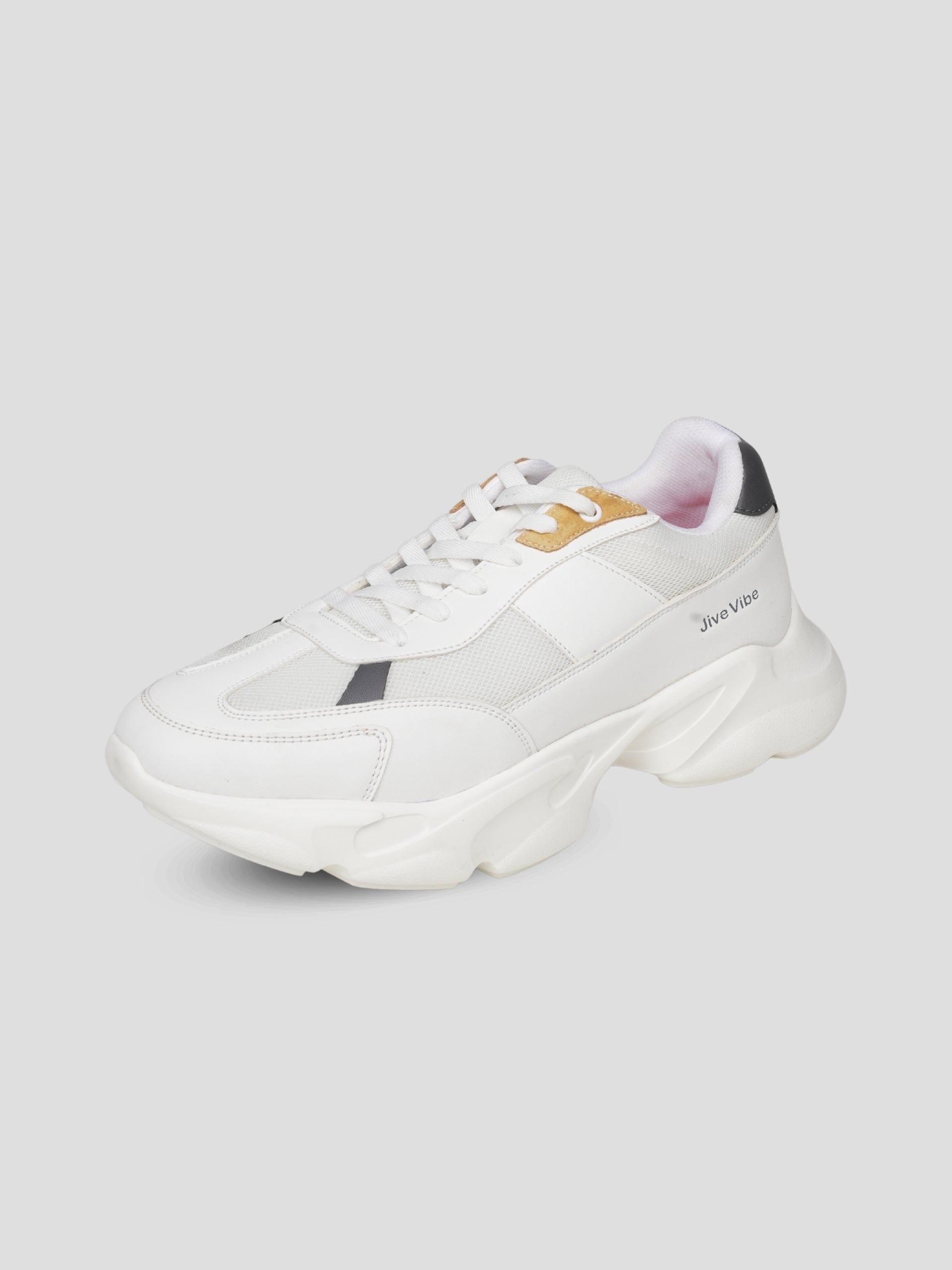 JiveVibe Men's Lace-Up Sneakers – Stylish & Comfortable