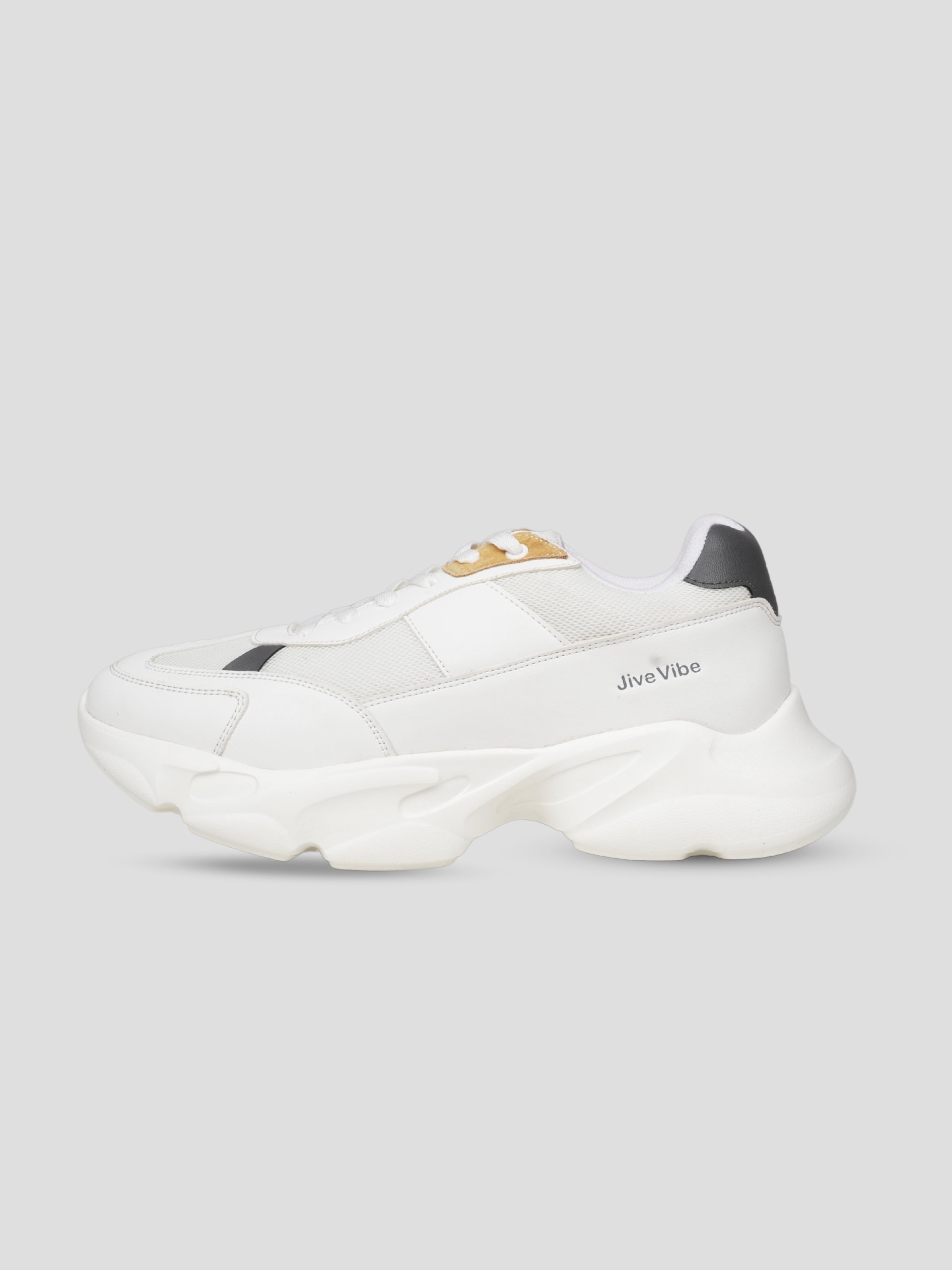 JiveVibe Men's Lace-Up Sneakers – Stylish & Comfortable