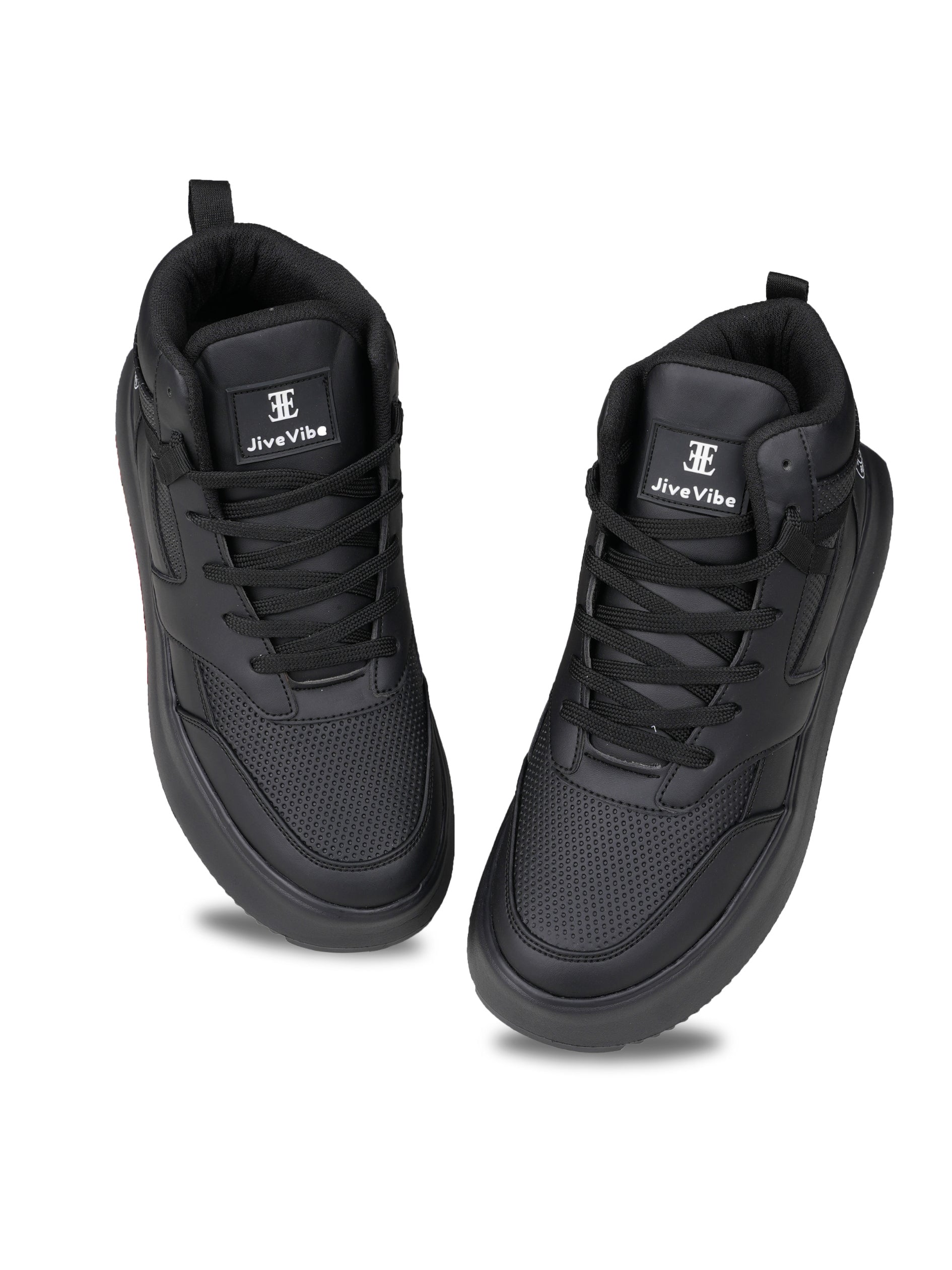 JiveVibe Men’s Synthetic Sneakers - Trendy & Comfortable